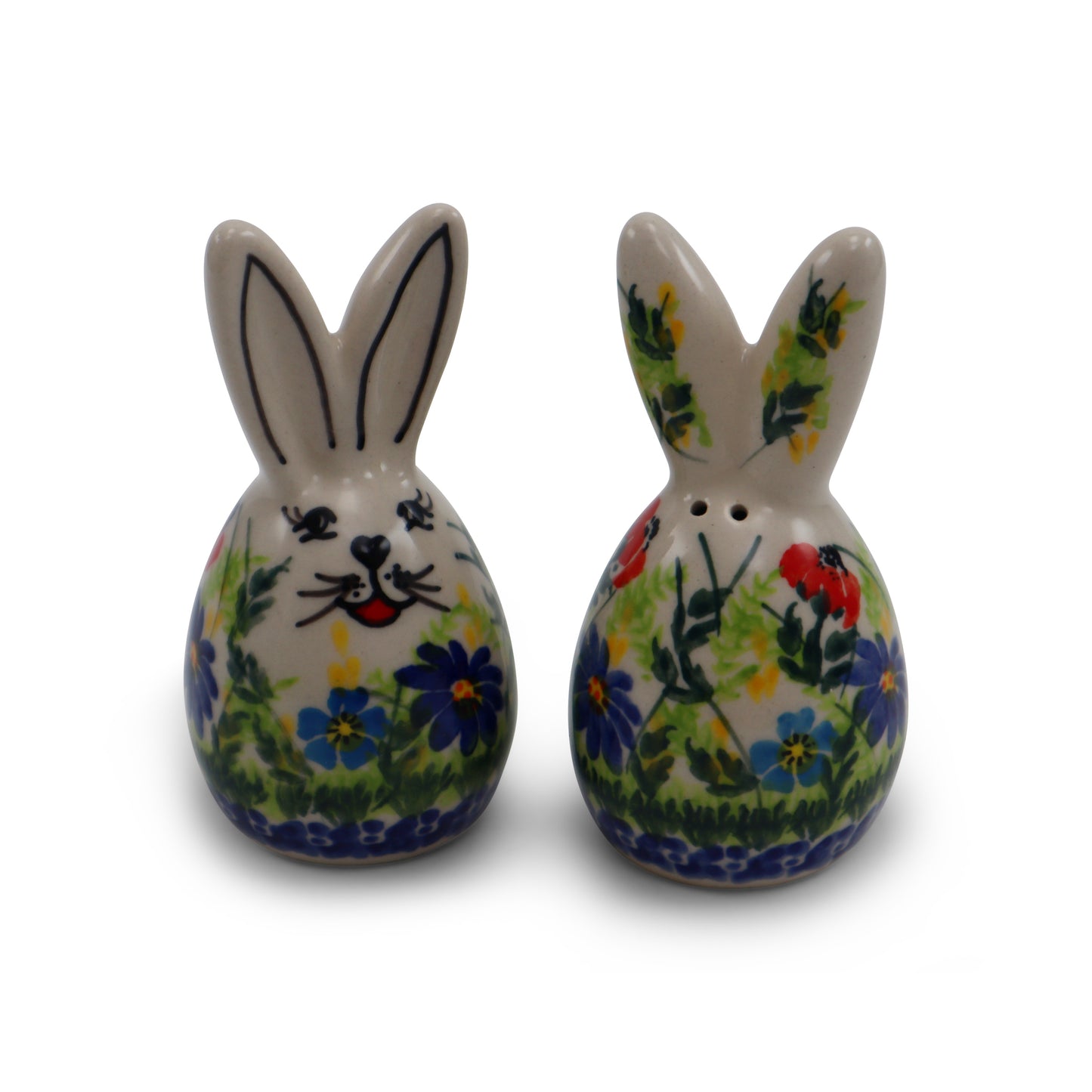 3.5"x2" Salt and Pepper Shaker Set .Pattern: Polish Meadow