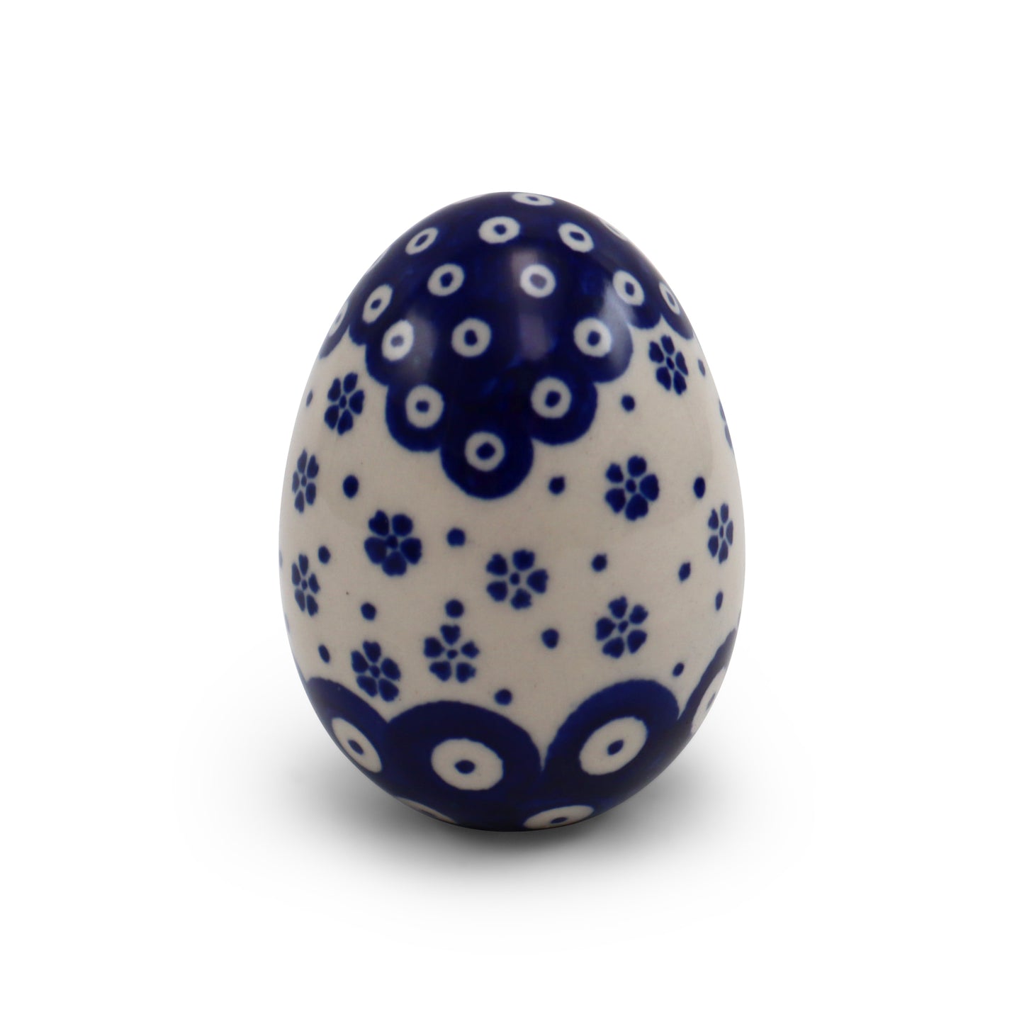 2"x3" Egg Figurine. Pattern: Doily