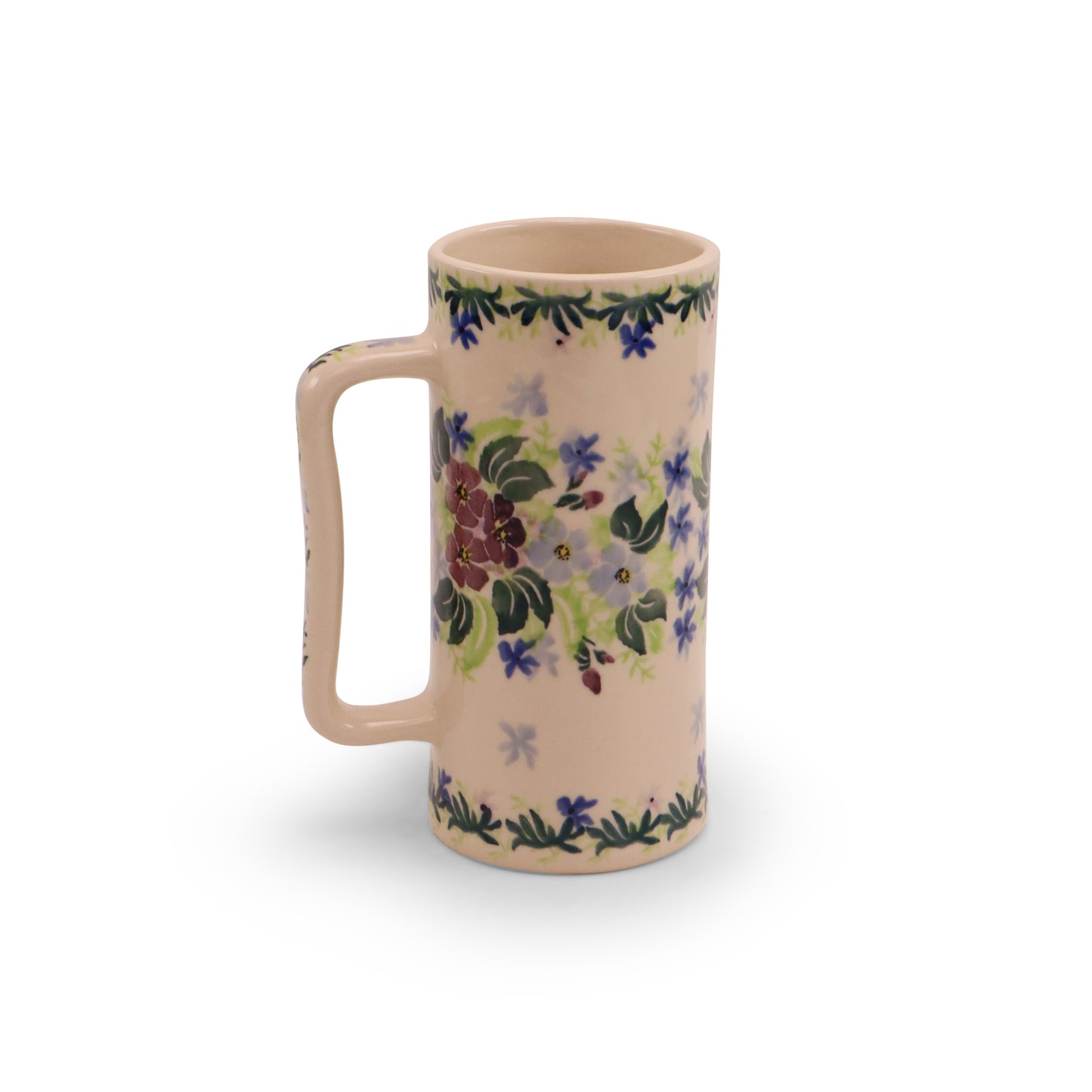 17oz Beer Stein. Pattern:Ocean Blues