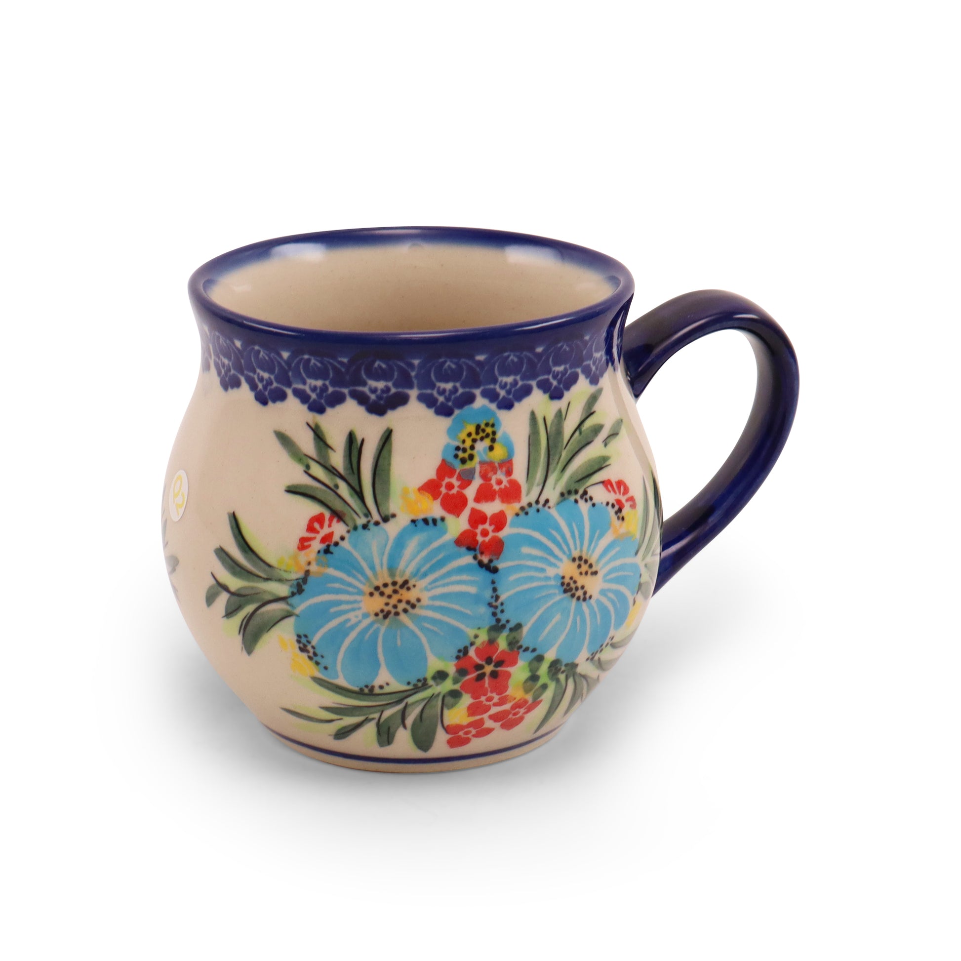 12oz Belly Mug 2Q.Pattern: Fireworks