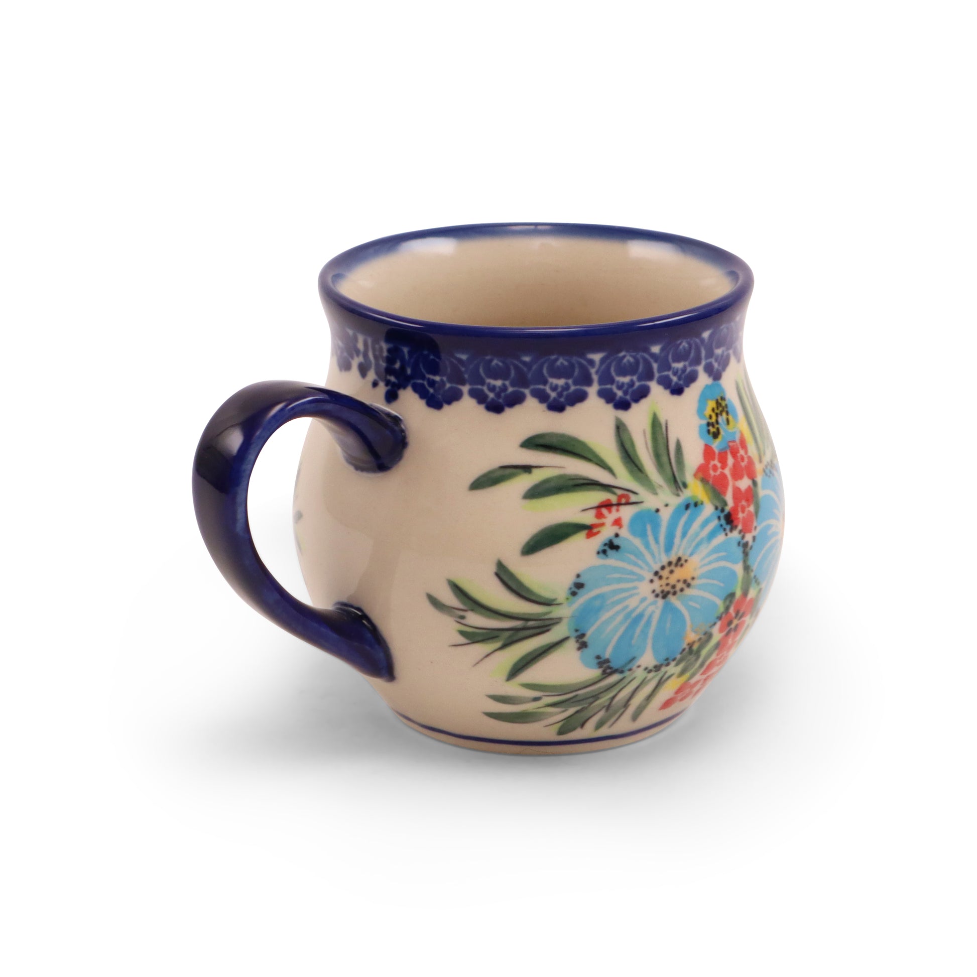 12oz Belly Mug 2Q.Pattern: Fireworks