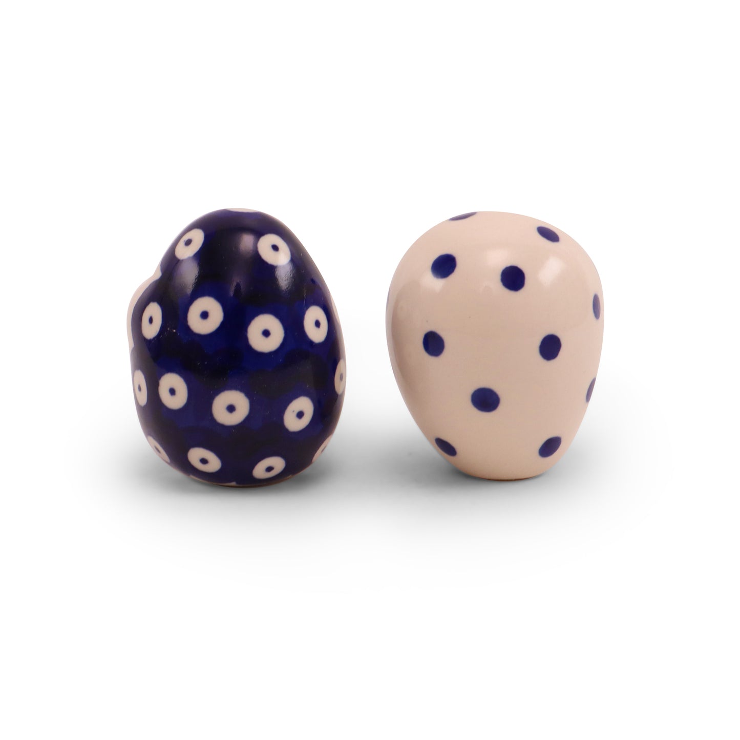 3" Egg Friend Figurine G Set of 2. Pattern: Scramble