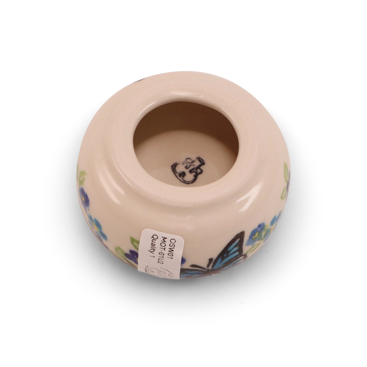 3"x2" Tealight Holder. Pattern: Winged Summer