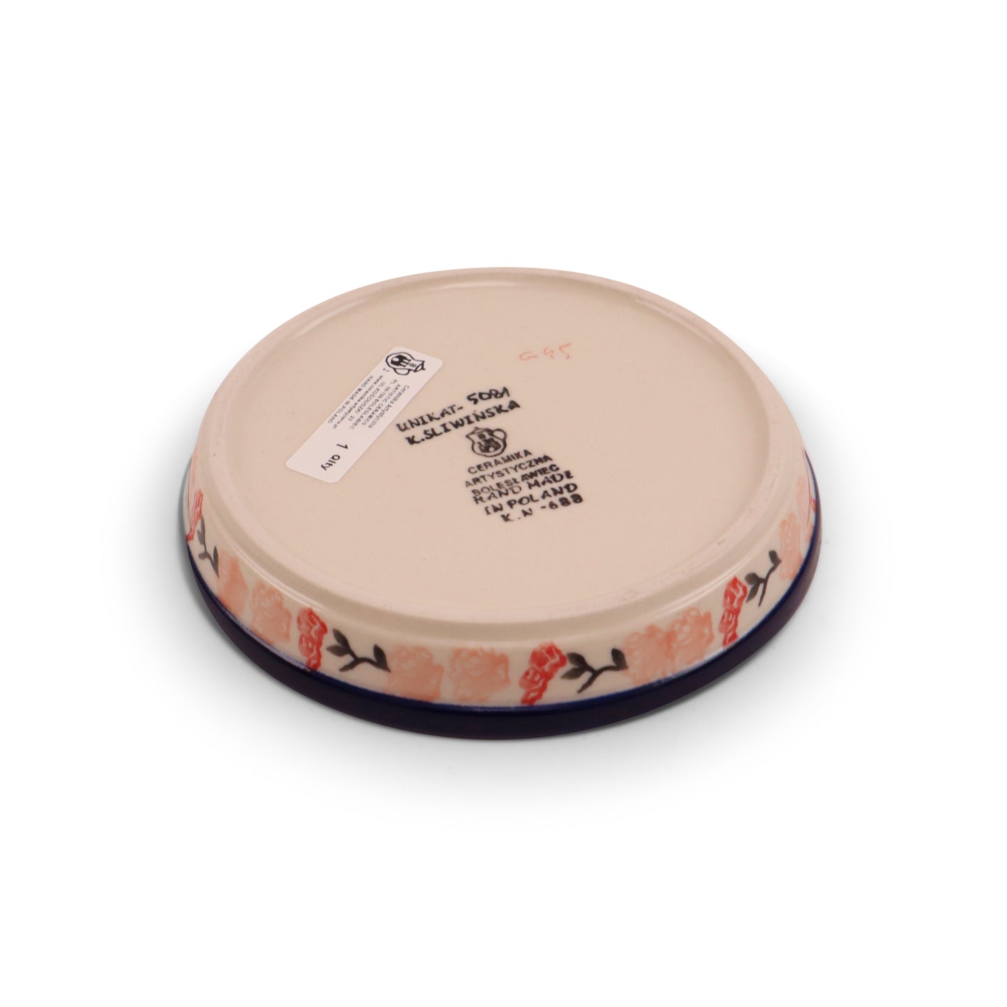 6"x6" Flowerpot Pattern: Cherry Delight