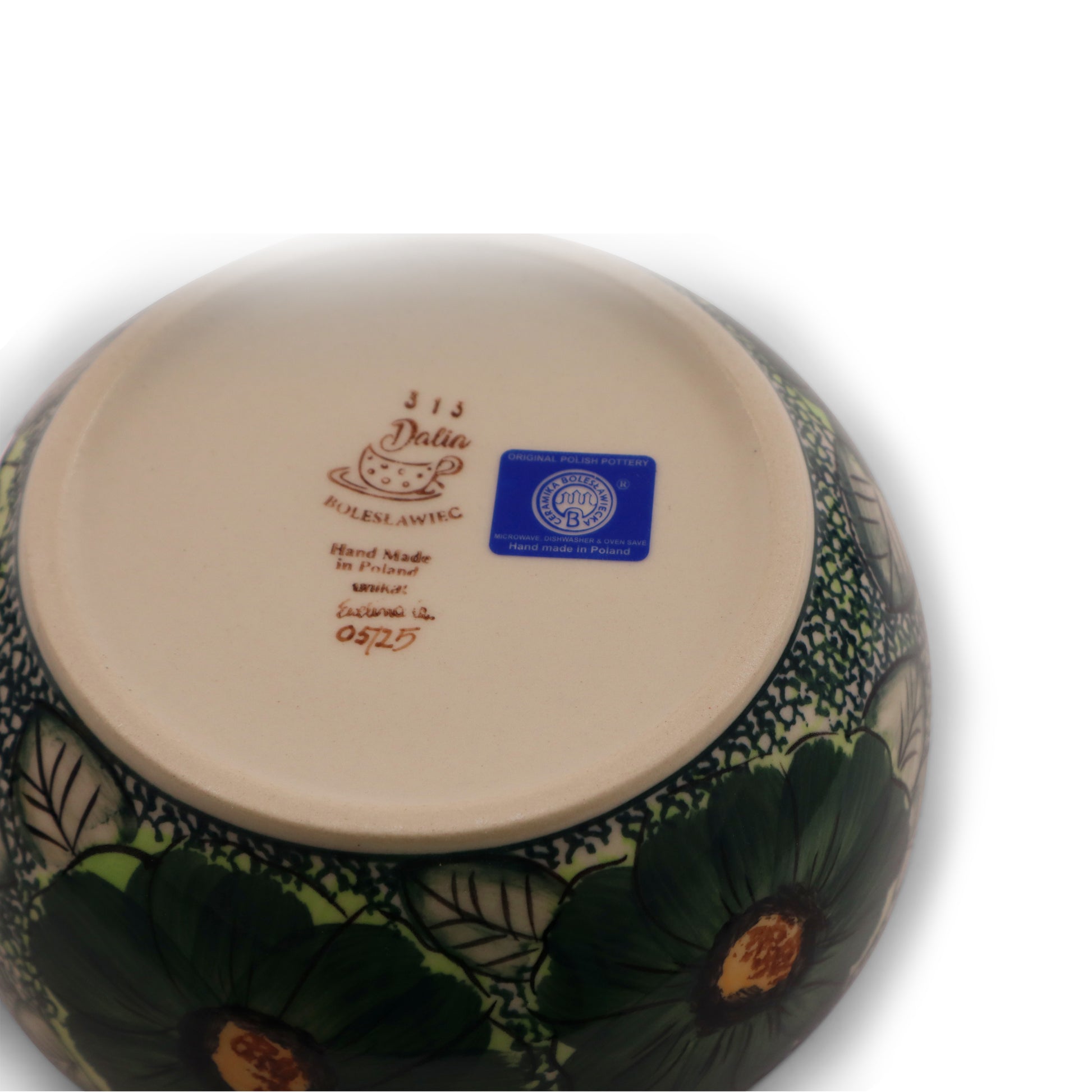 7"x2.7" Round Bowl 2Q.Pattern: Tulip Time