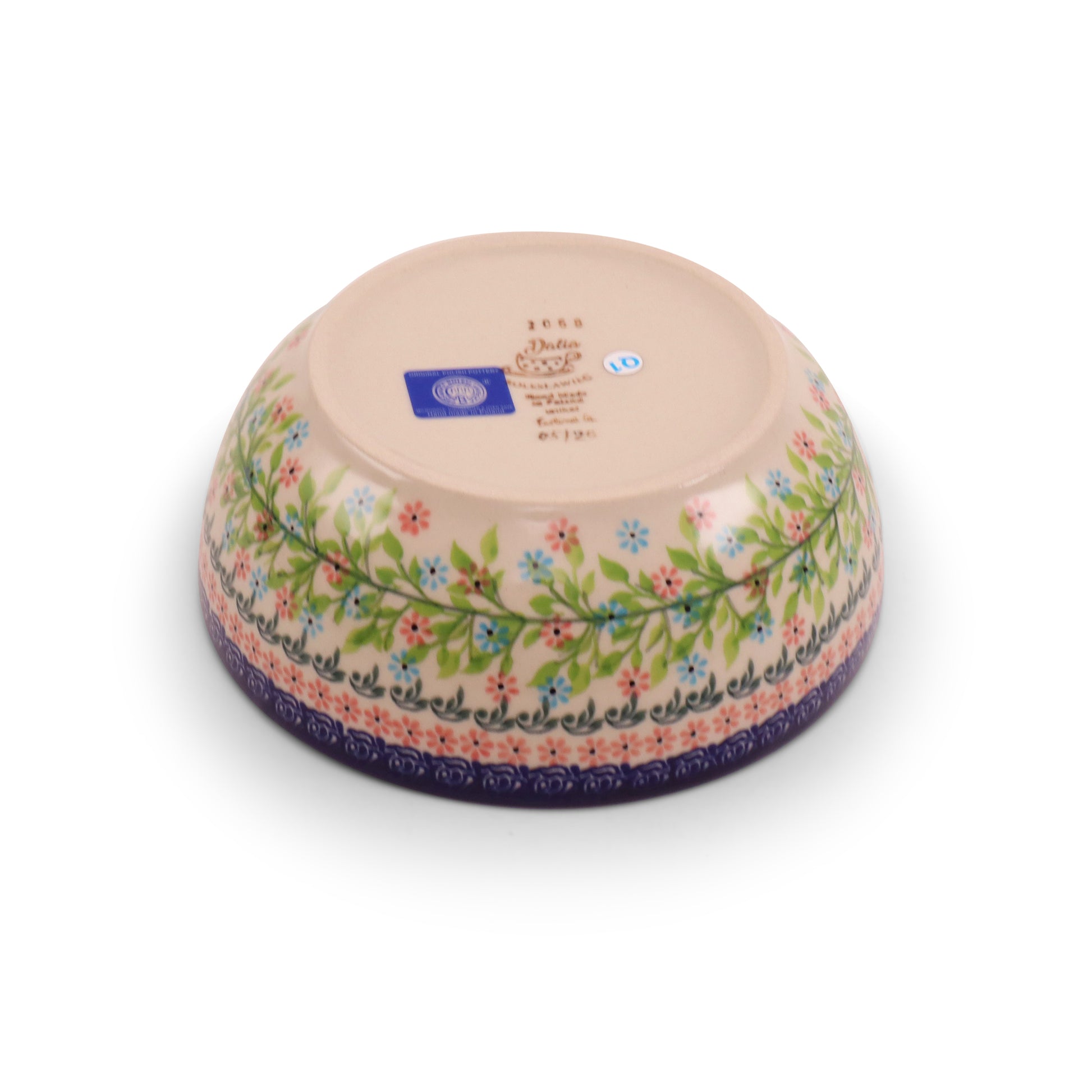 7"x2.7" Round Bowl.Pattern: Picnic Party