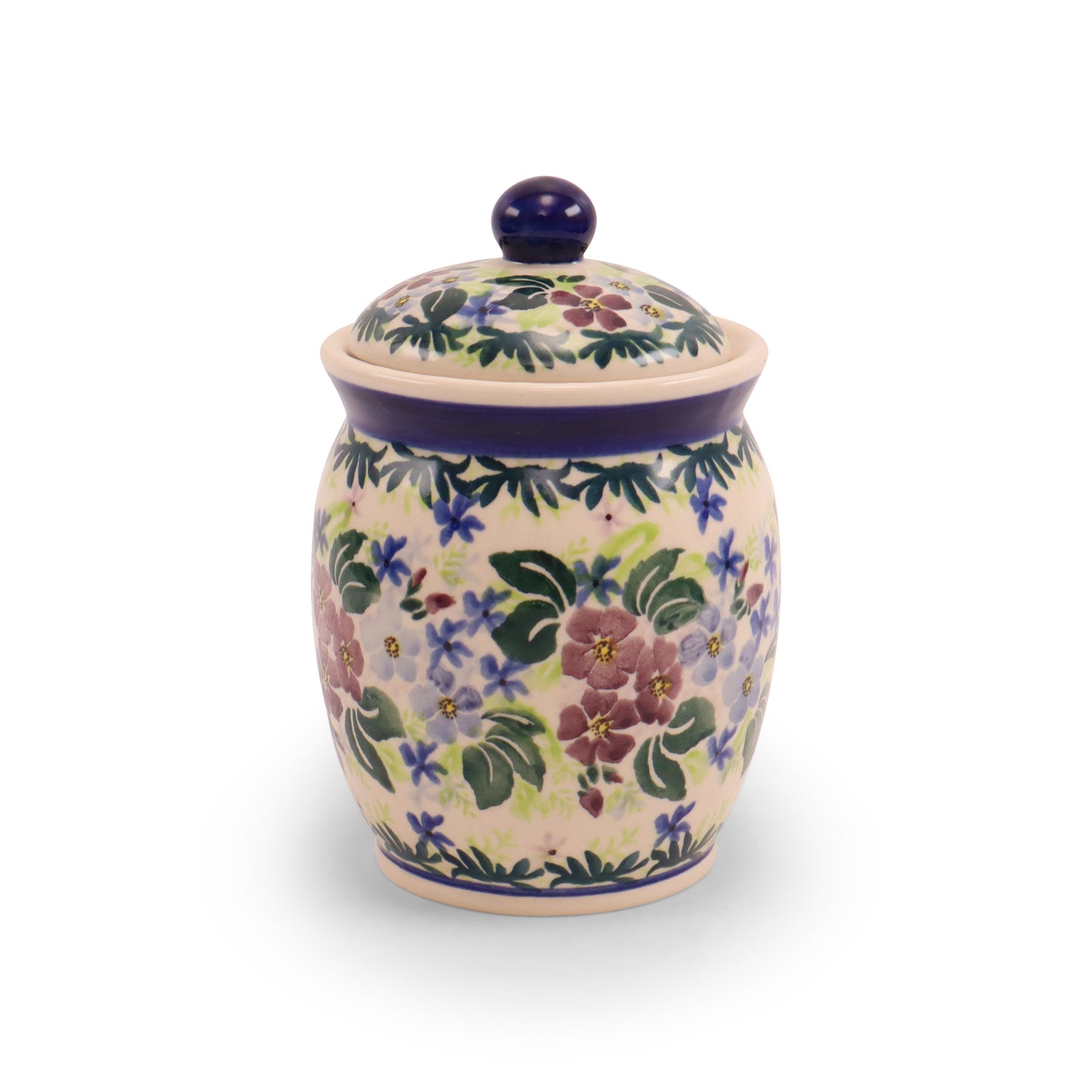 24oz Container with Lid. Pattern:Ocean Blues