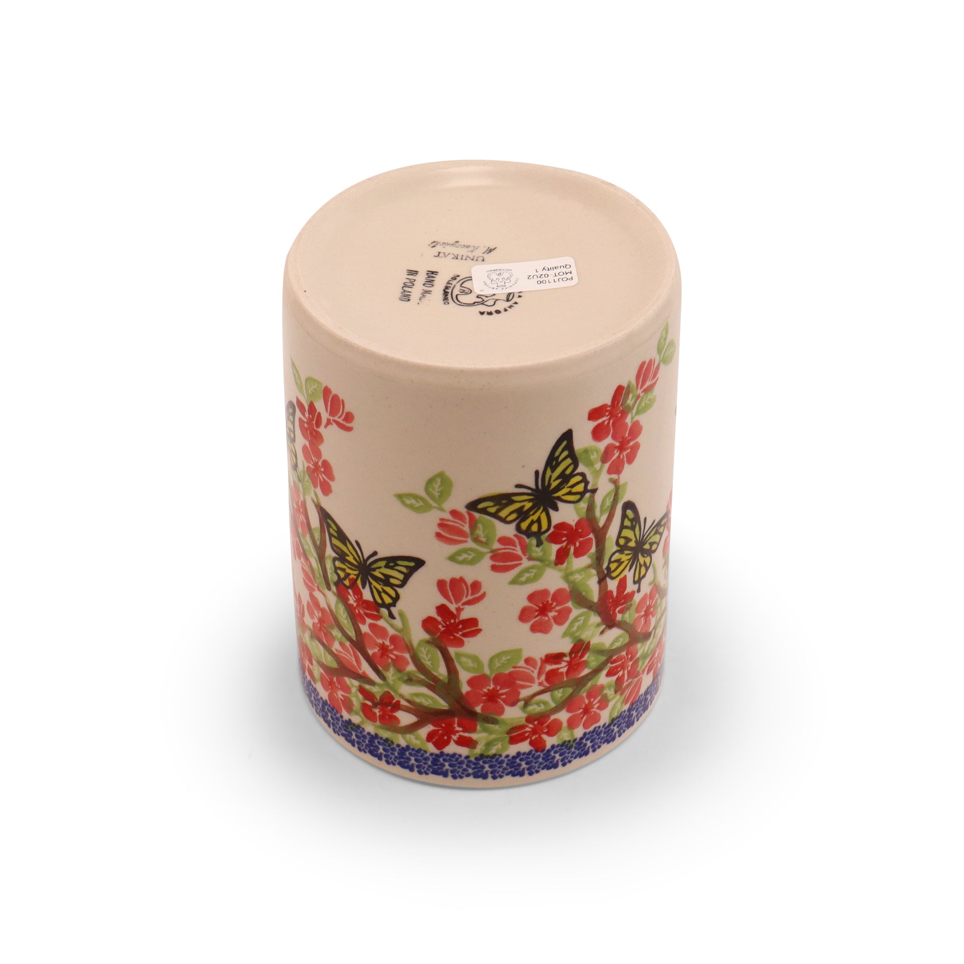 37oz Jar with Lid. Pattern: Winged Spring