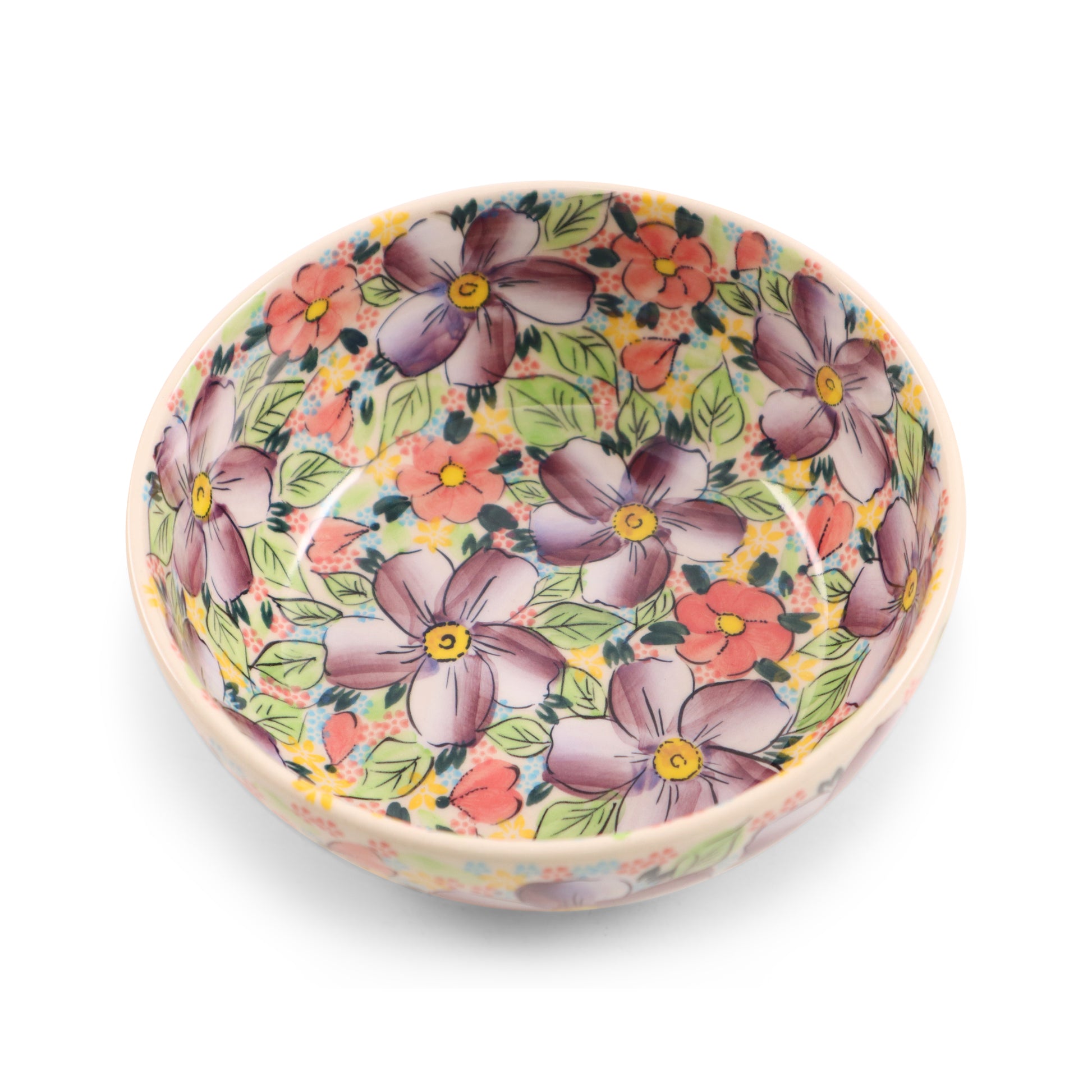 7"x2.7" Round Bowl.Pattern: Peach Cozy