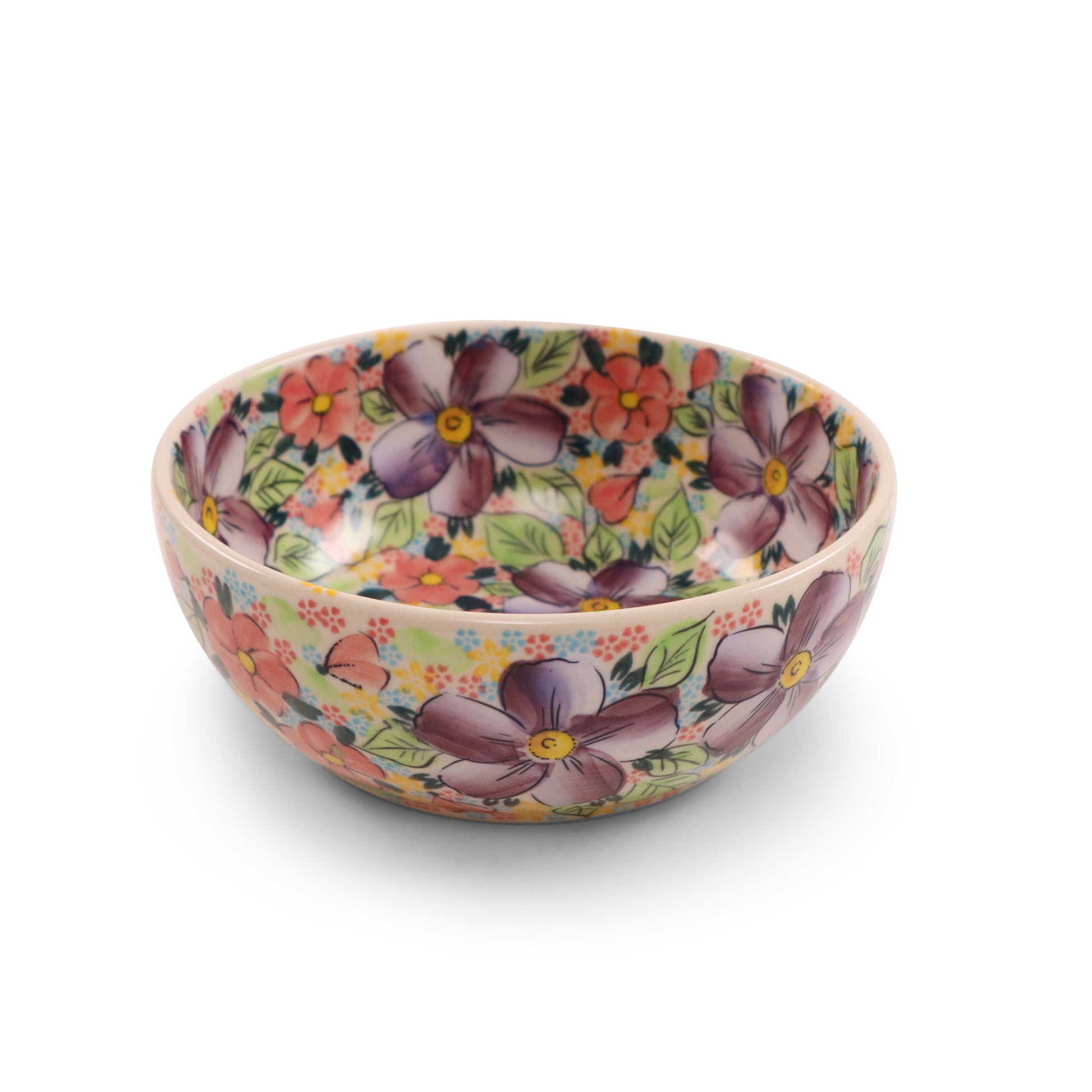 7"x2.7" Round Bowl.Pattern: Peach Cozy