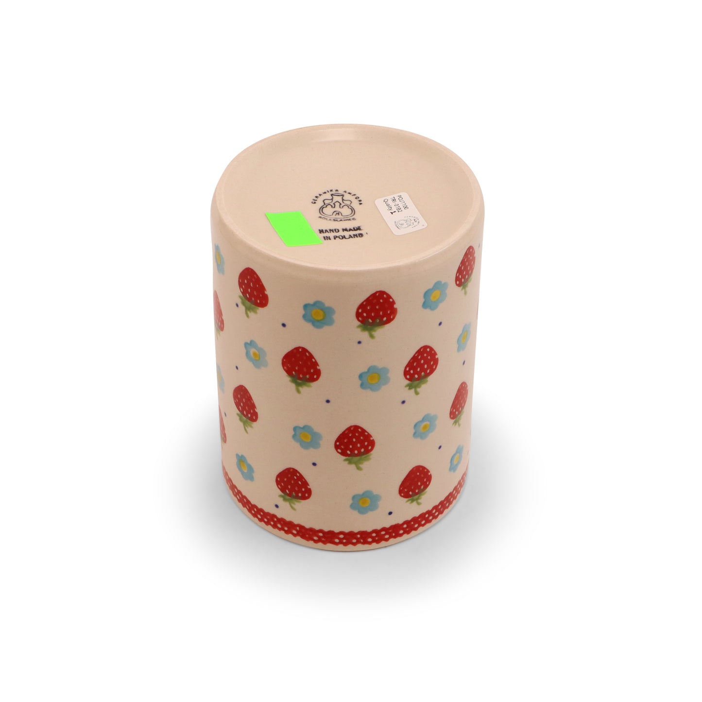 37oz Jar with Lid 2Q. Pattern: Berry Patch