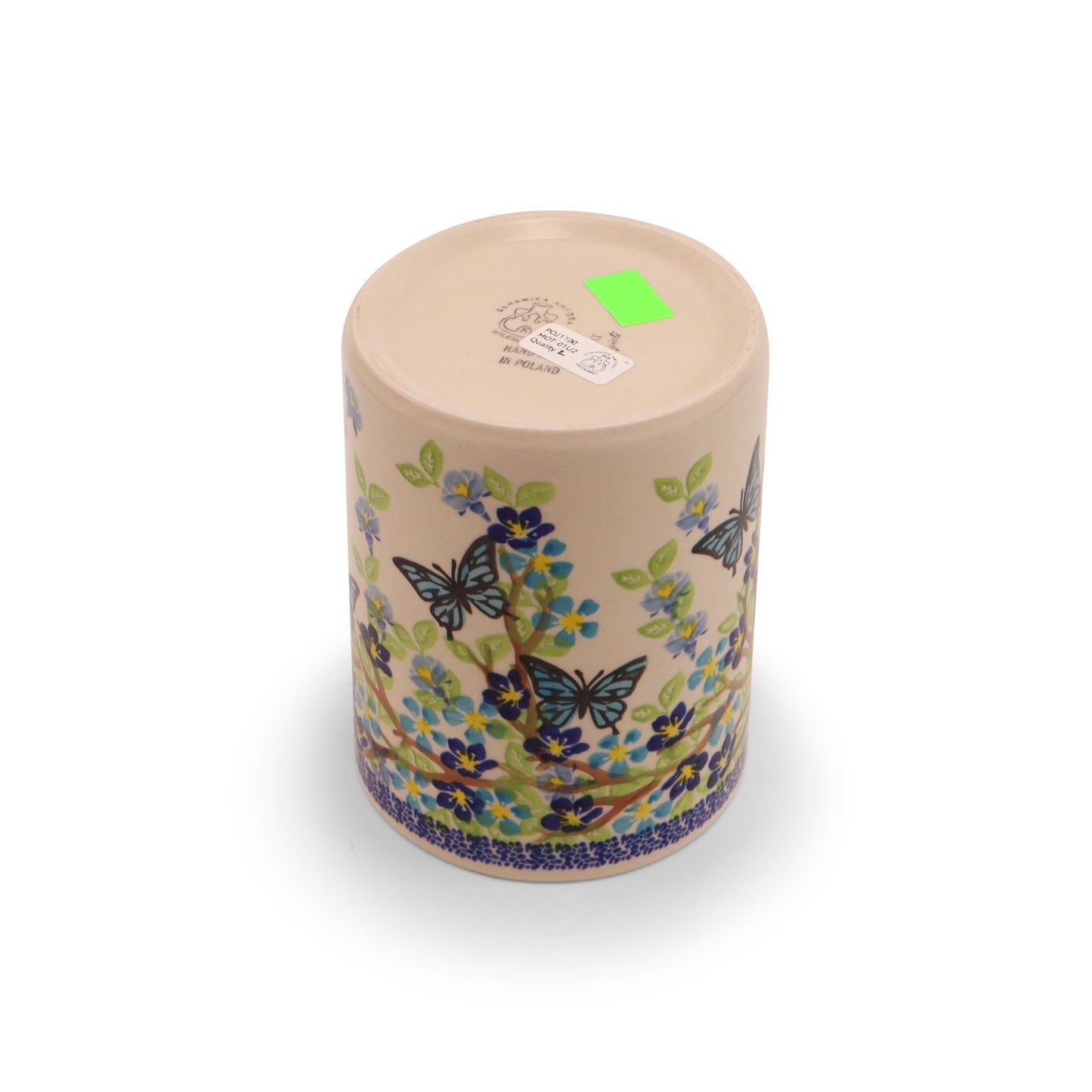 37oz Jar with Lid 2Q. Pattern: Winged Summer