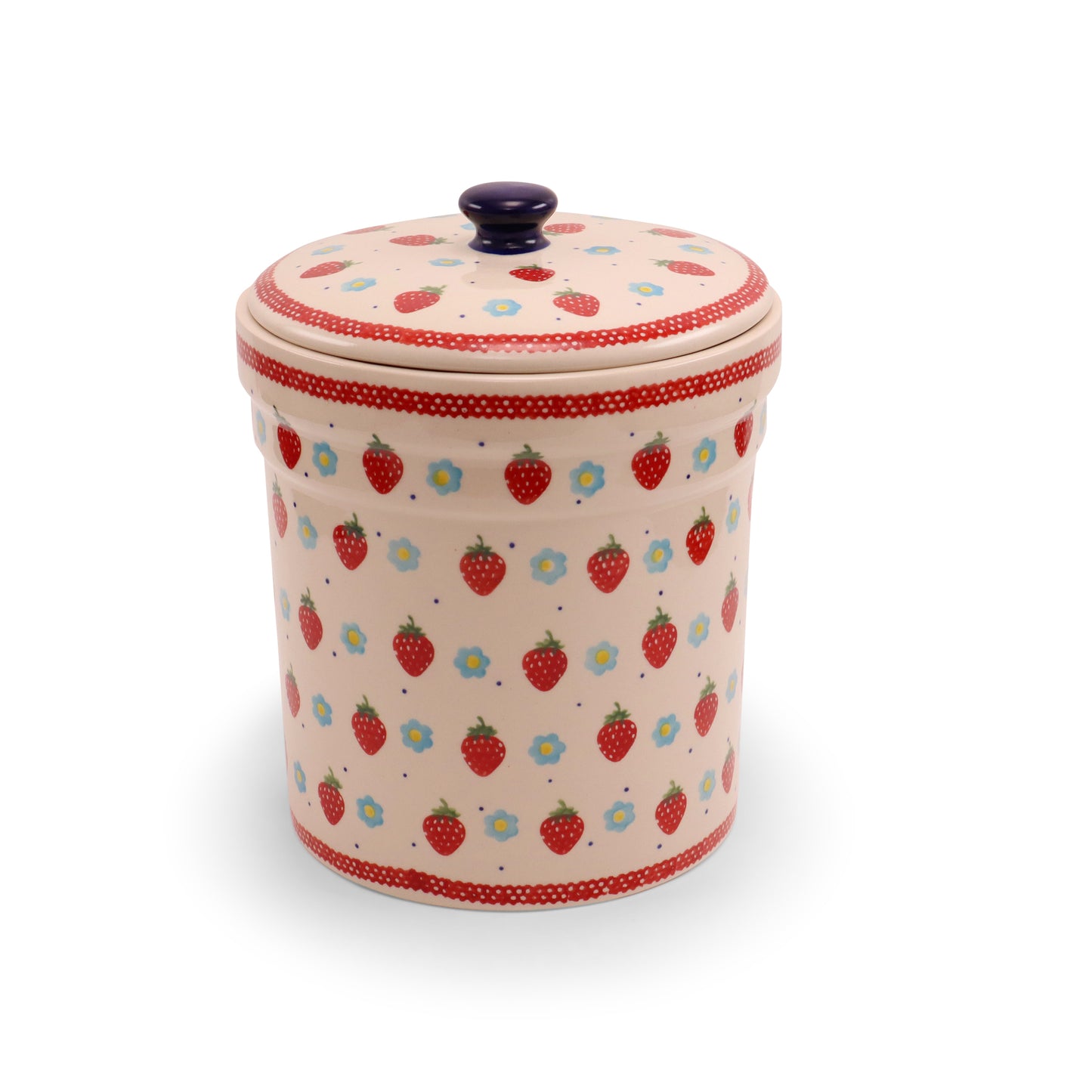 5 L Hermetic Container with Lid 2Q. Pattern: Berry Patch