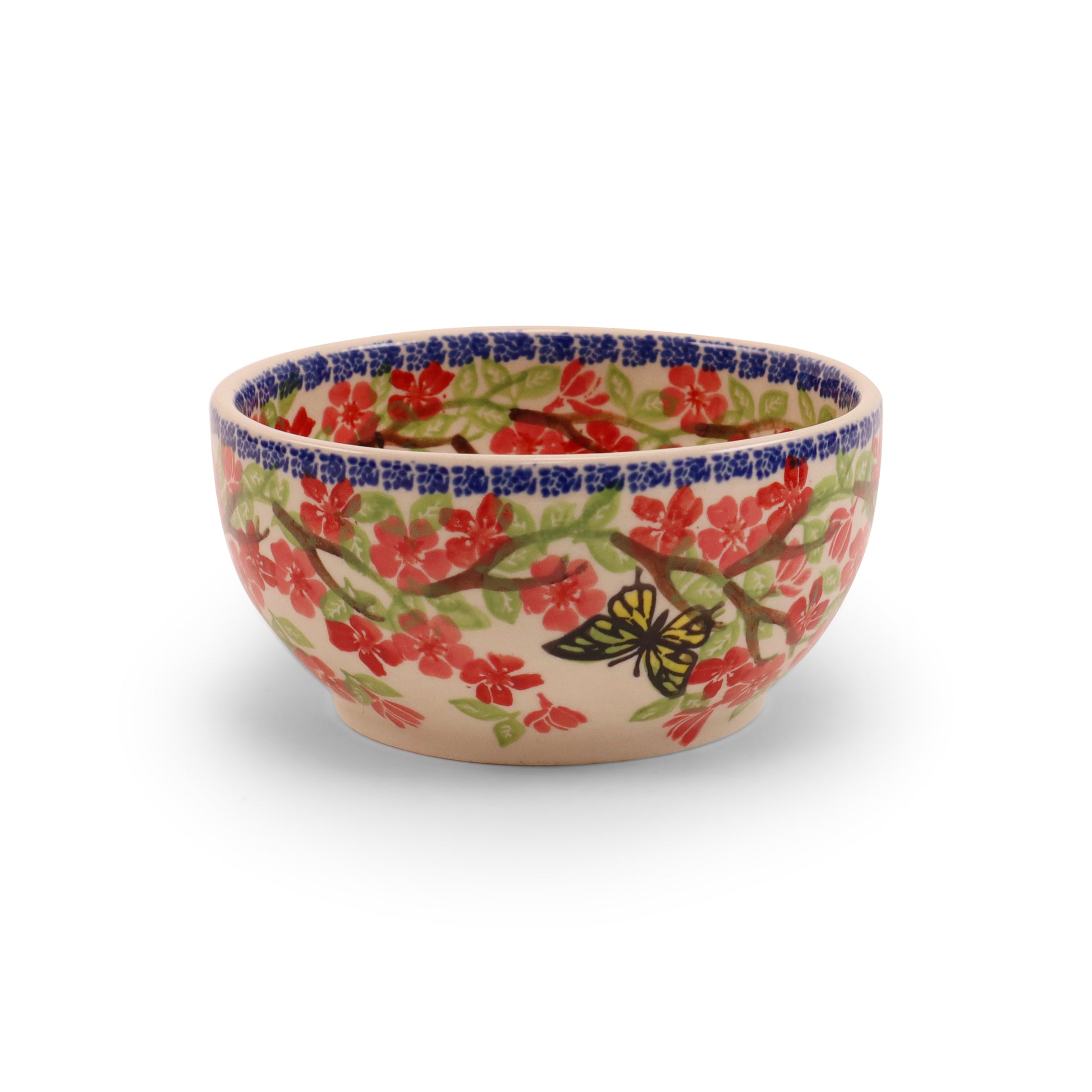 6" Round Bowl. Pattern: Winged Spring