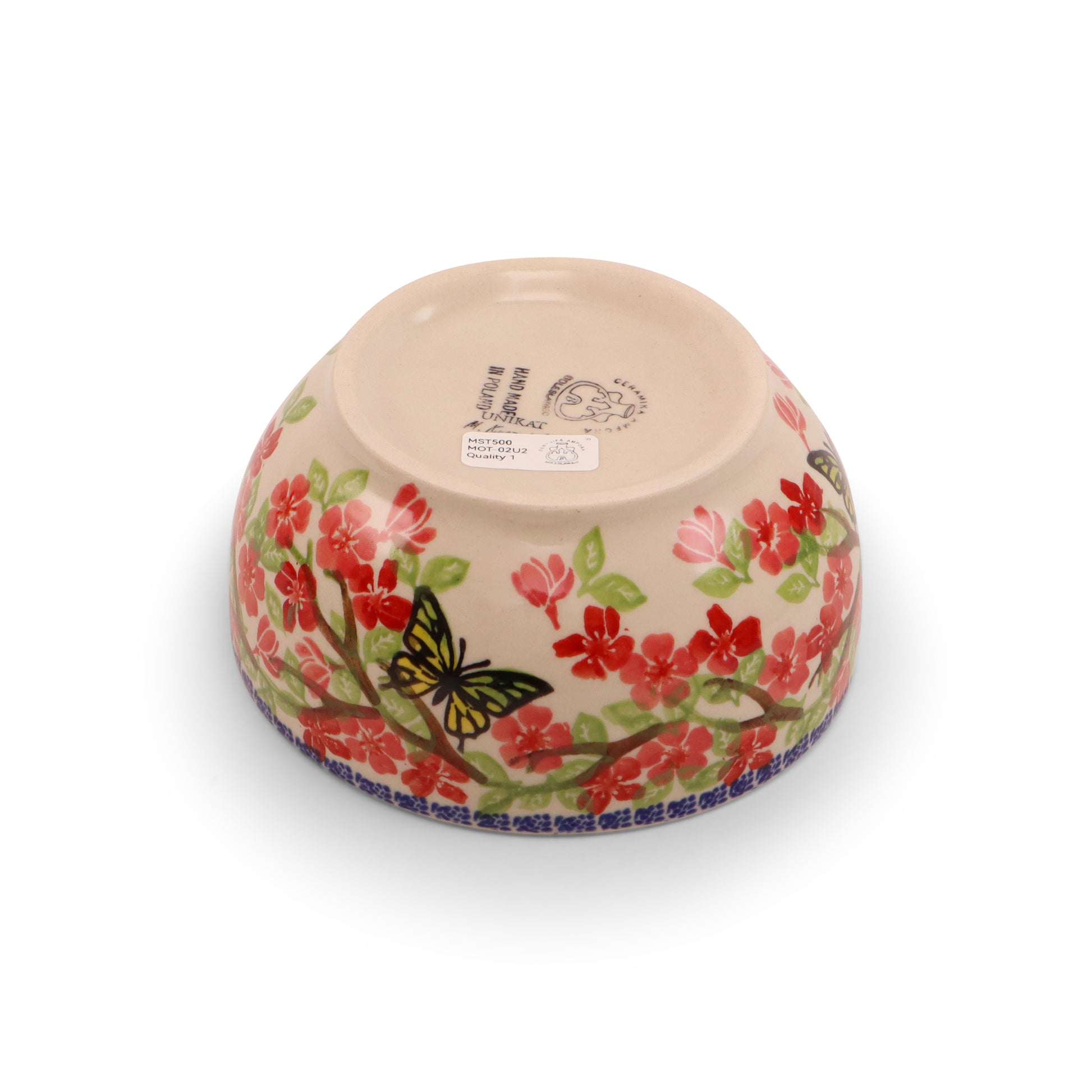 6" Round Bowl. Pattern: Winged Spring