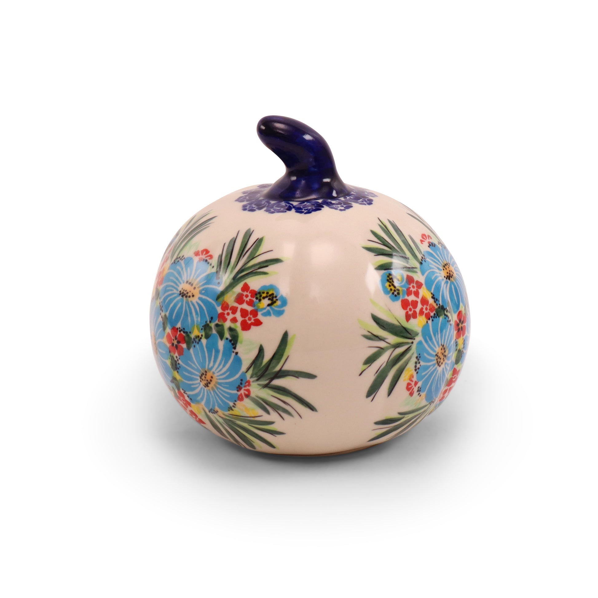 6"x5" Pumpkin Figurine.Pattern: Fireworks