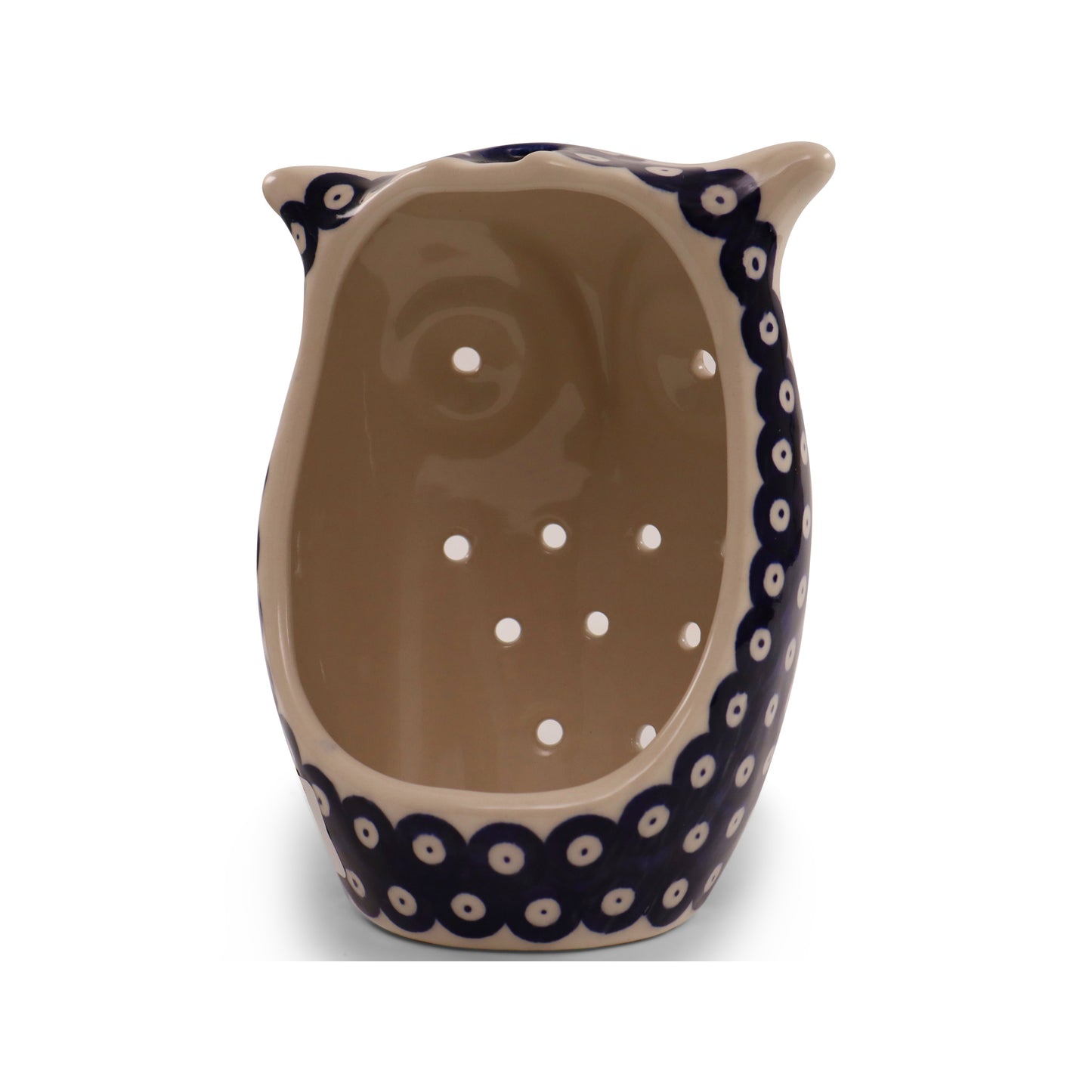 6"x7" Owl Luminary.Pattern: Owl Eye