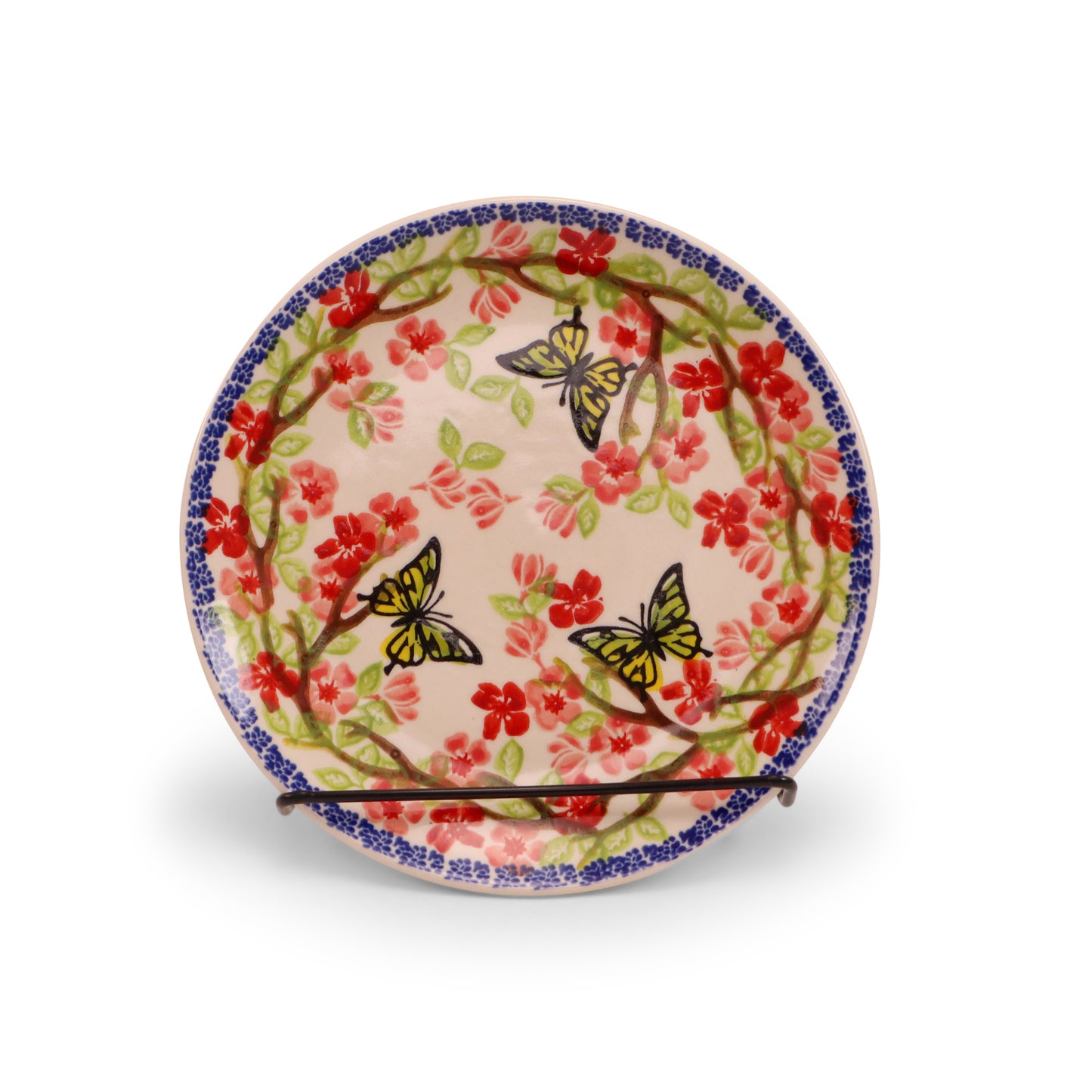 7.5" Dessert Plate. Pattern: Winged Spring