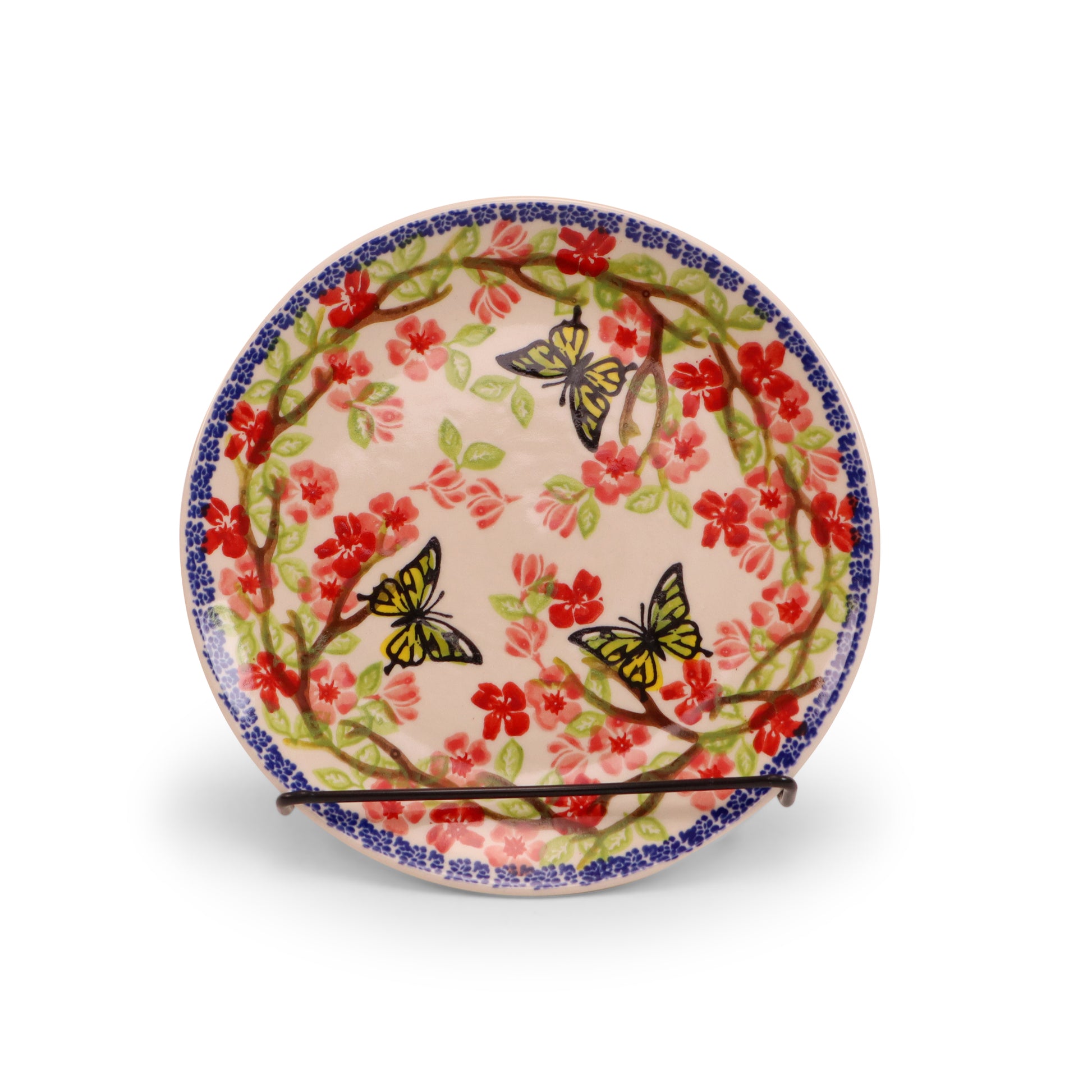 7.5" Dessert Plate. Pattern: Winged Spring