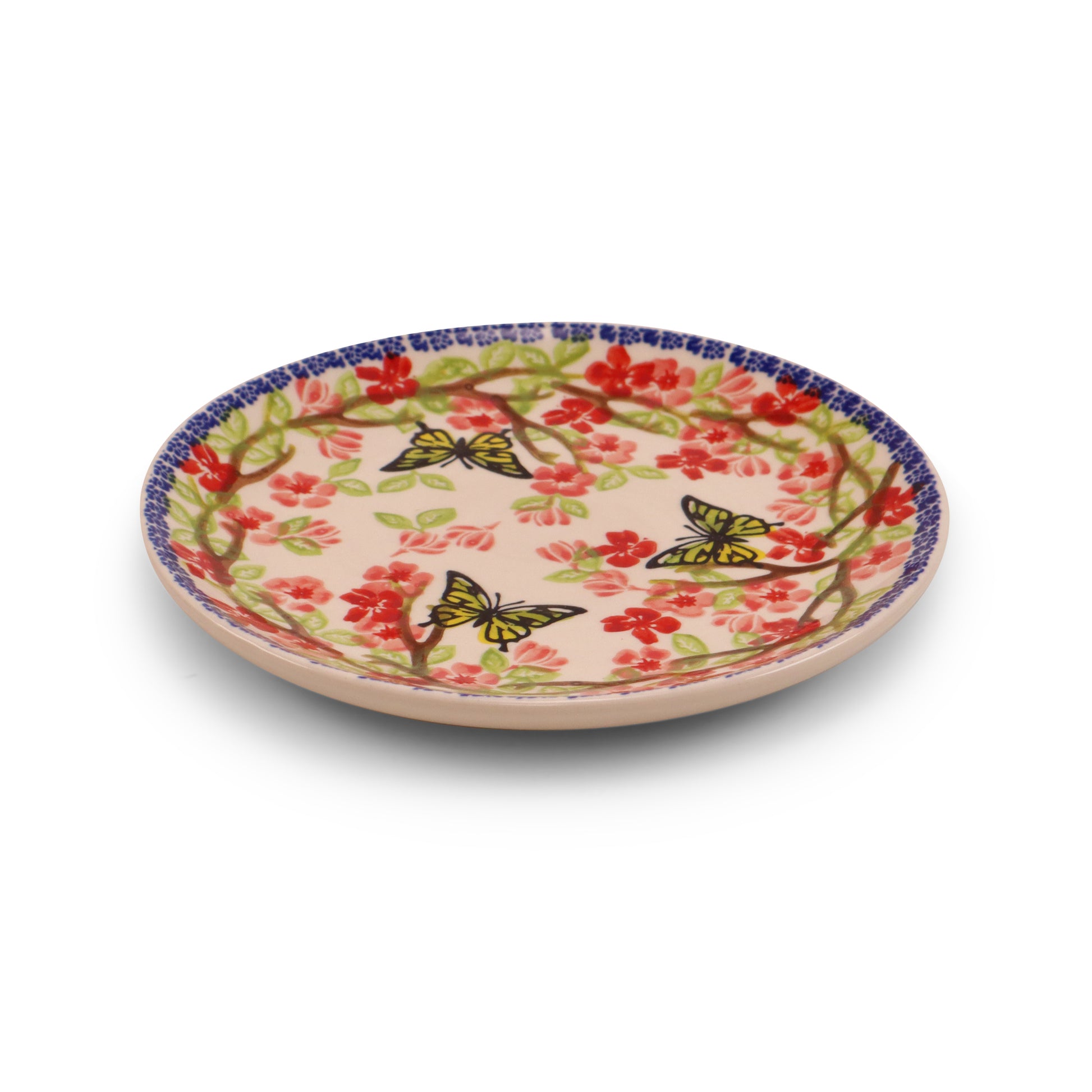 7.5" Dessert Plate. Pattern: Winged Spring