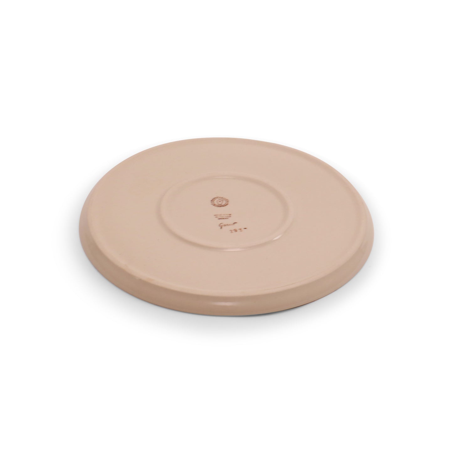 10.5" Round Tray.Pattern: 70's Textile