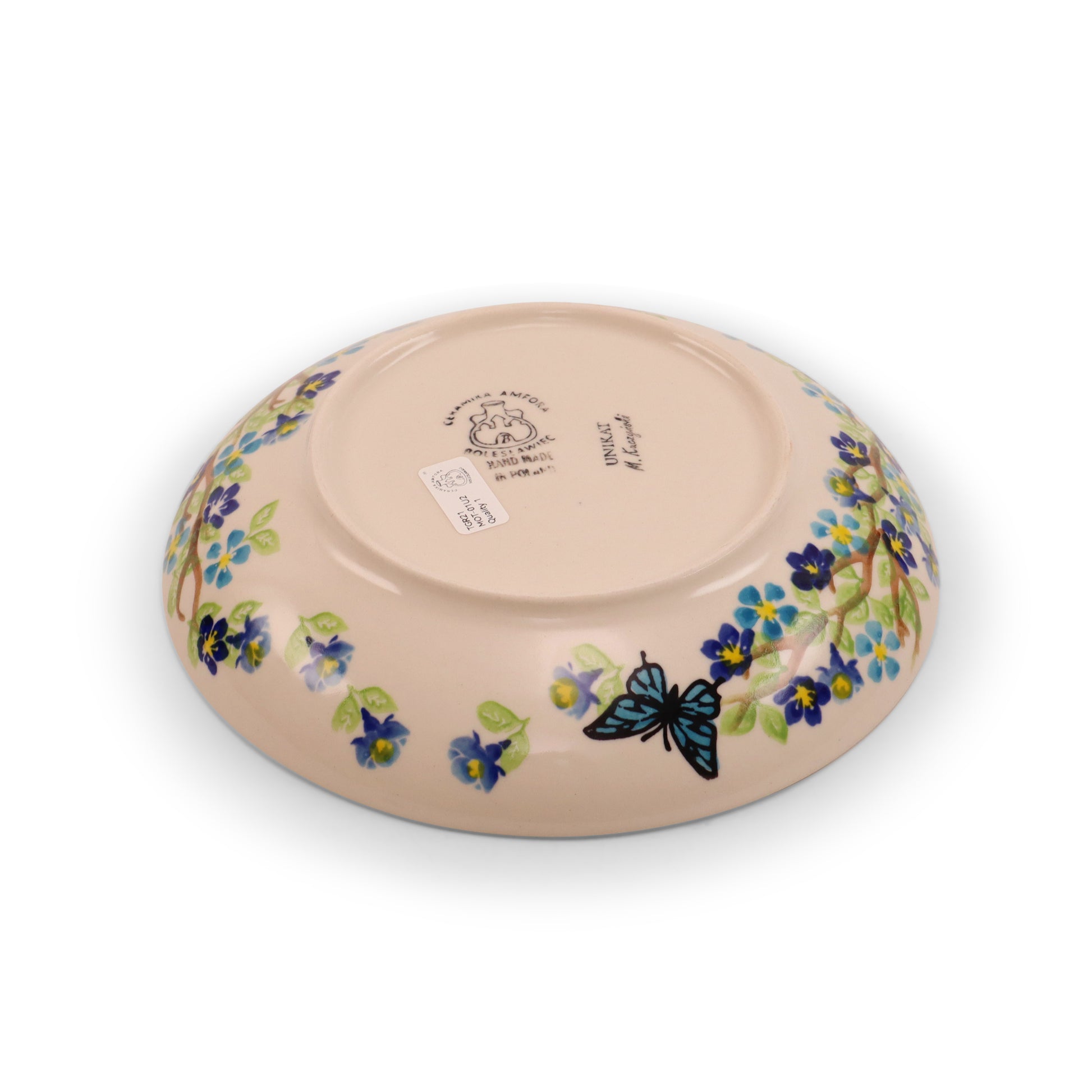 8.5" Soup Plate. Pattern: Winged Summer