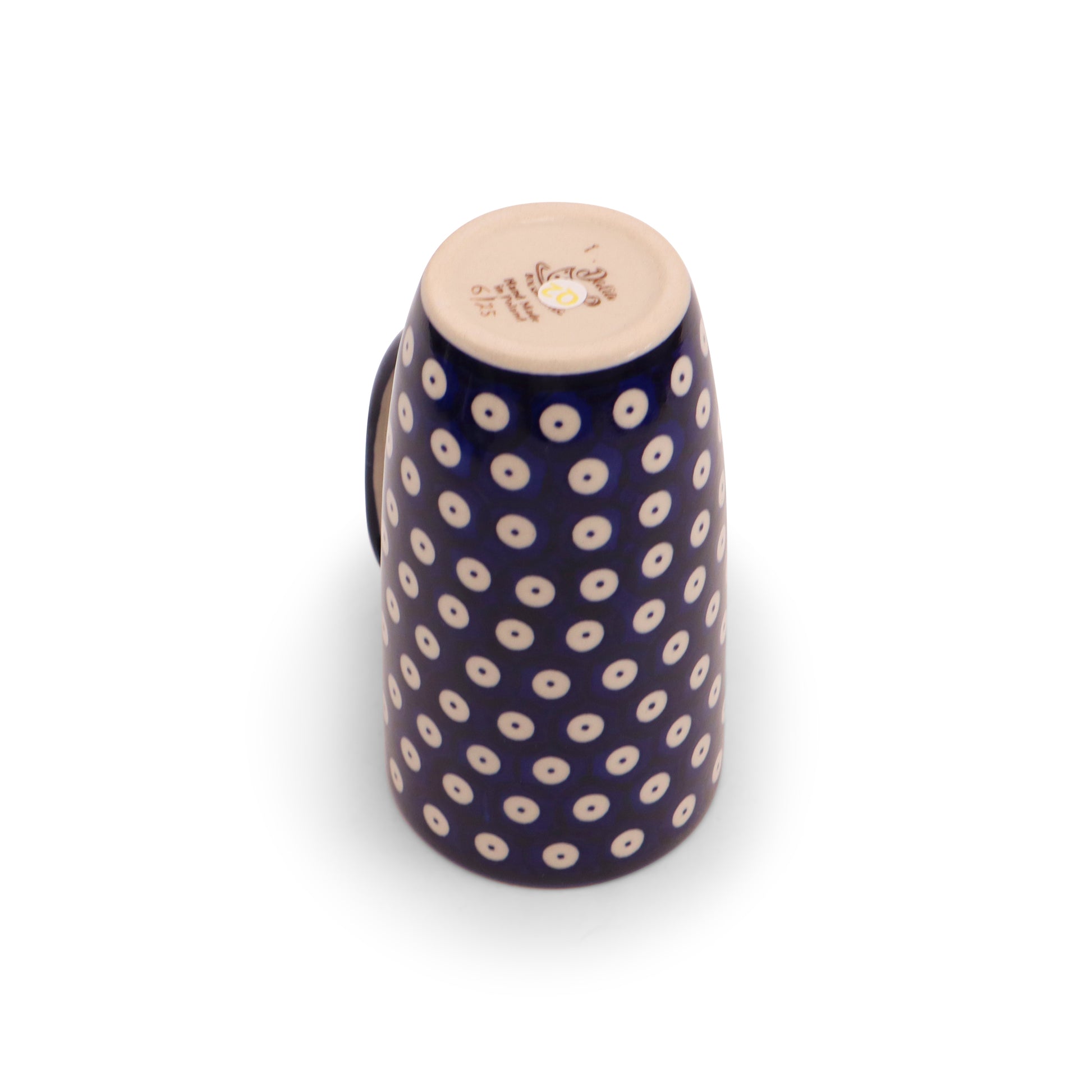 14oz Latte Mug 2Q.Pattern: Owl Eye