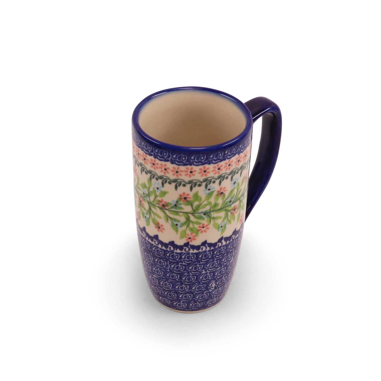 14oz Latte Mug.Pattern: Picnic Party