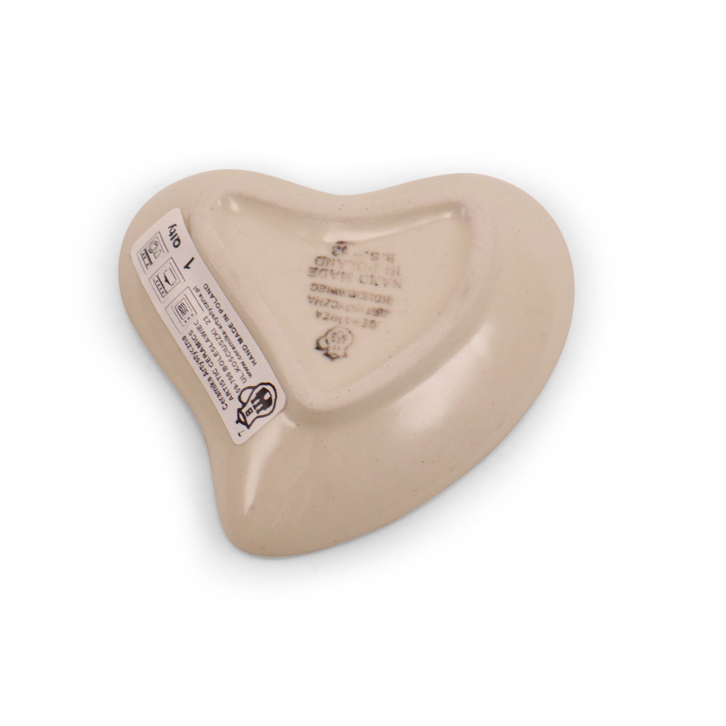3"x3" Heart Plate Pattern: Owl Eye