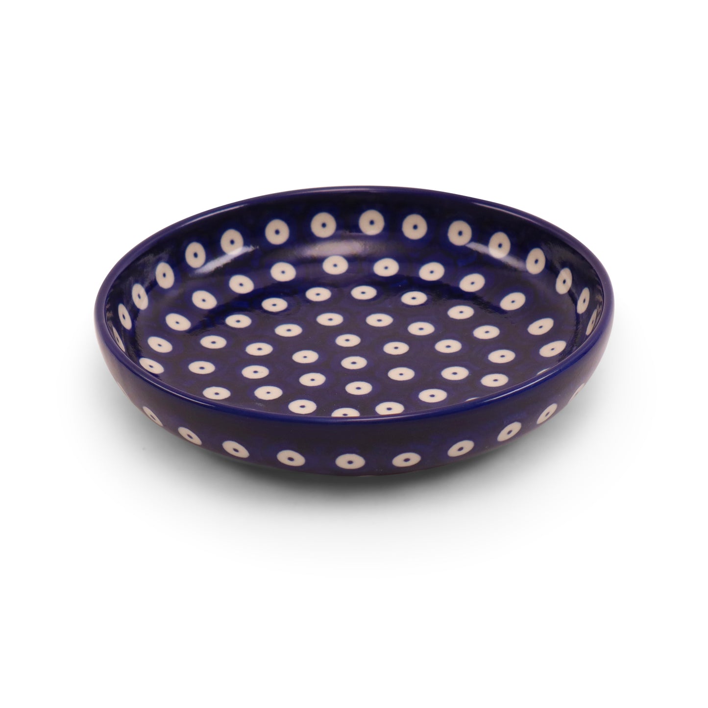 6"x1.5" Shallow Bowl.Pattern: Owl Eye