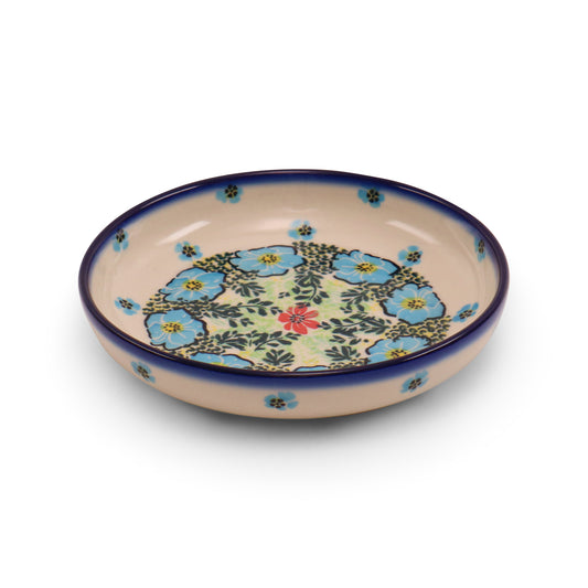6"x1.5" Shallow Bowl.Pattern: Field of Flowers