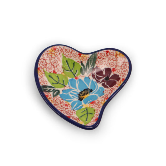 3"x3" Heart Plate Pattern: Summertime