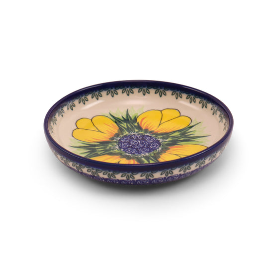 6"x1.5" Shallow Bowl.Pattern: Tulip Time