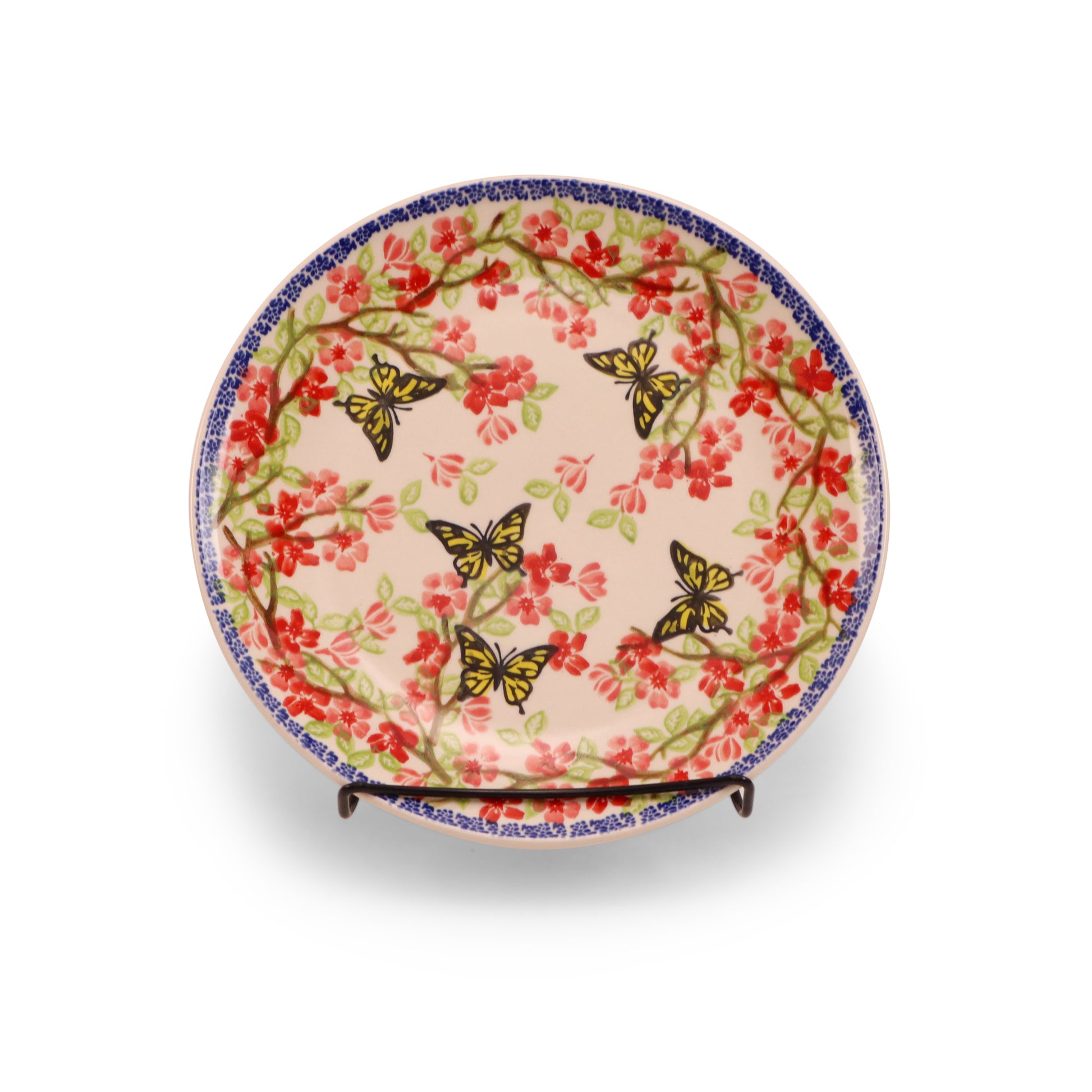 9.5" Dinner Plate. Pattern: Winged Spring