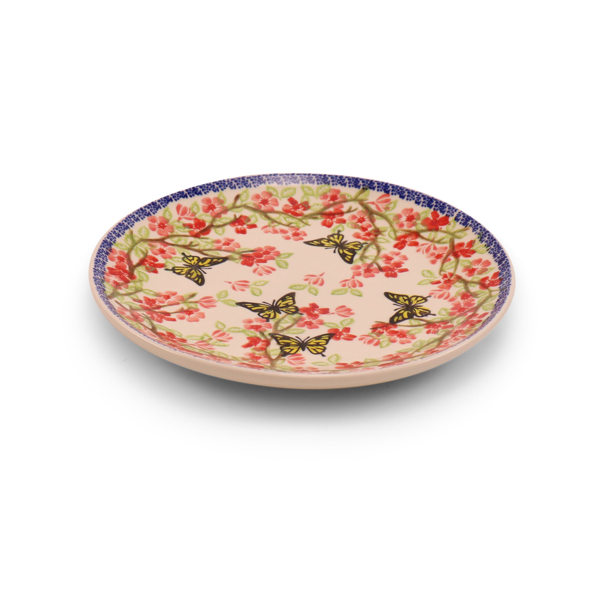 9.5" Dinner Plate. Pattern: Winged Spring