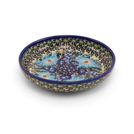6"x1.5" Shallow Bowl.Pattern: Cornflower Craze