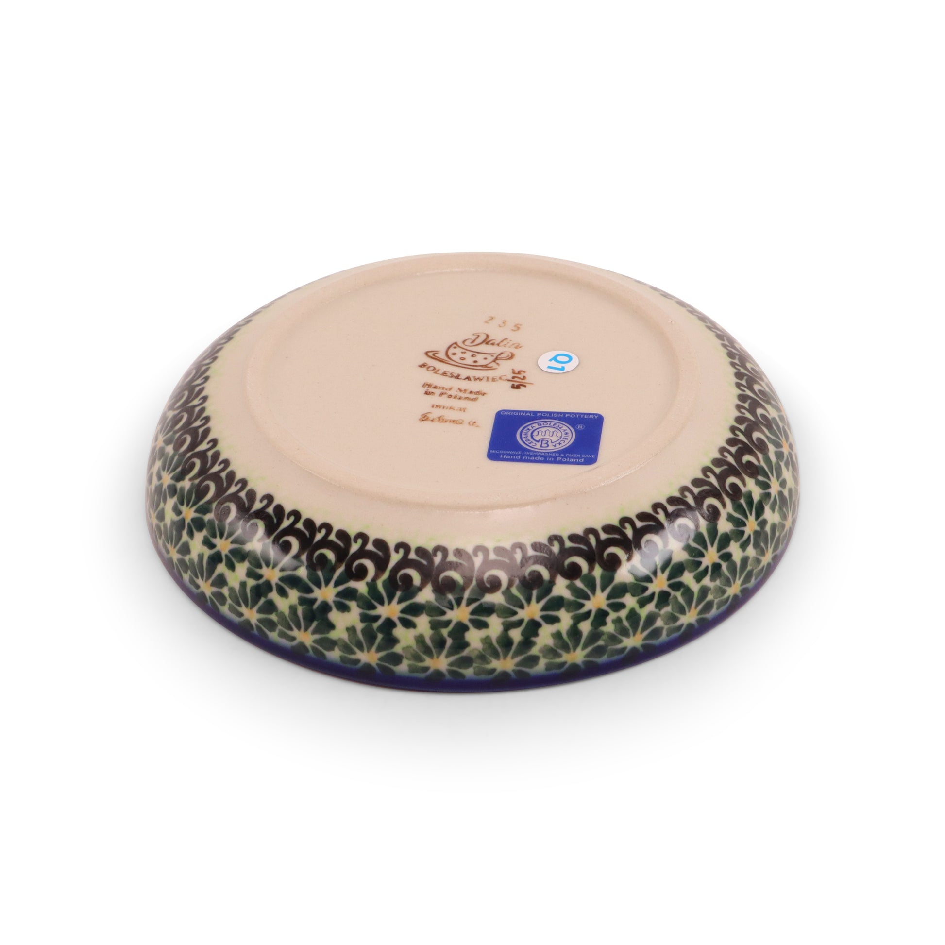 6"x1.5" Shallow Bowl.Pattern: Cornflower Craze