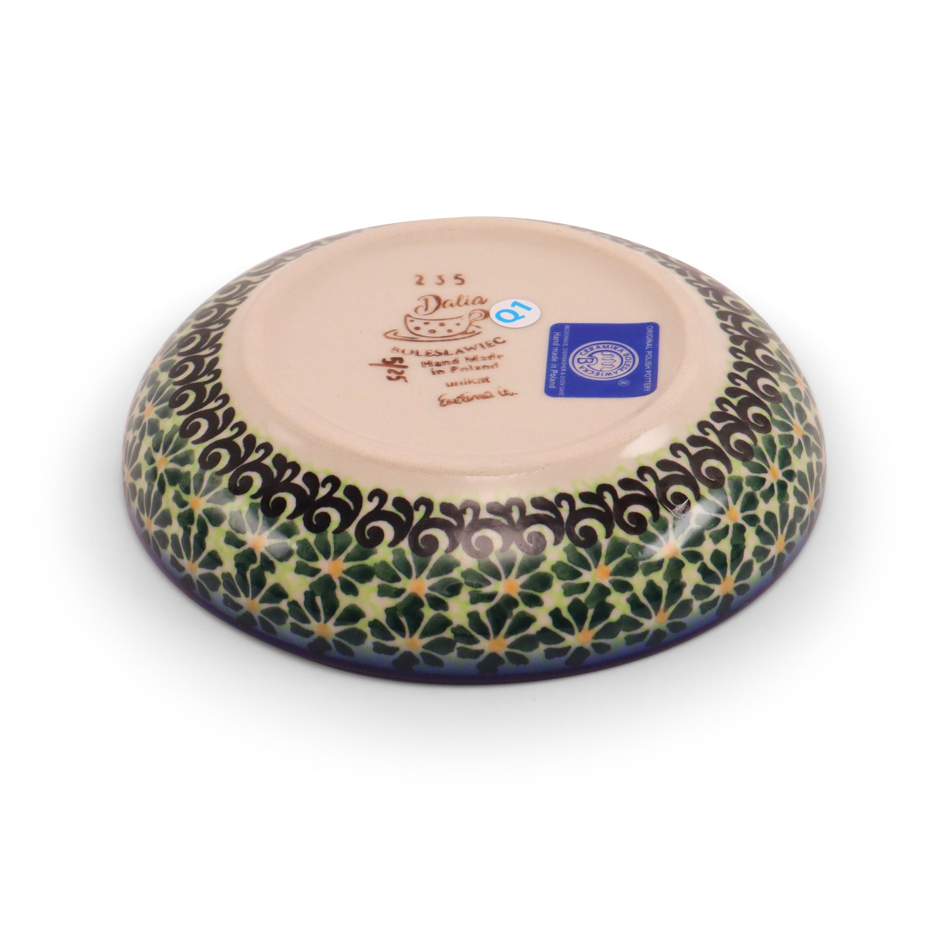 5"x1.5" Shallow Bowl.Pattern: Cornflower Craze