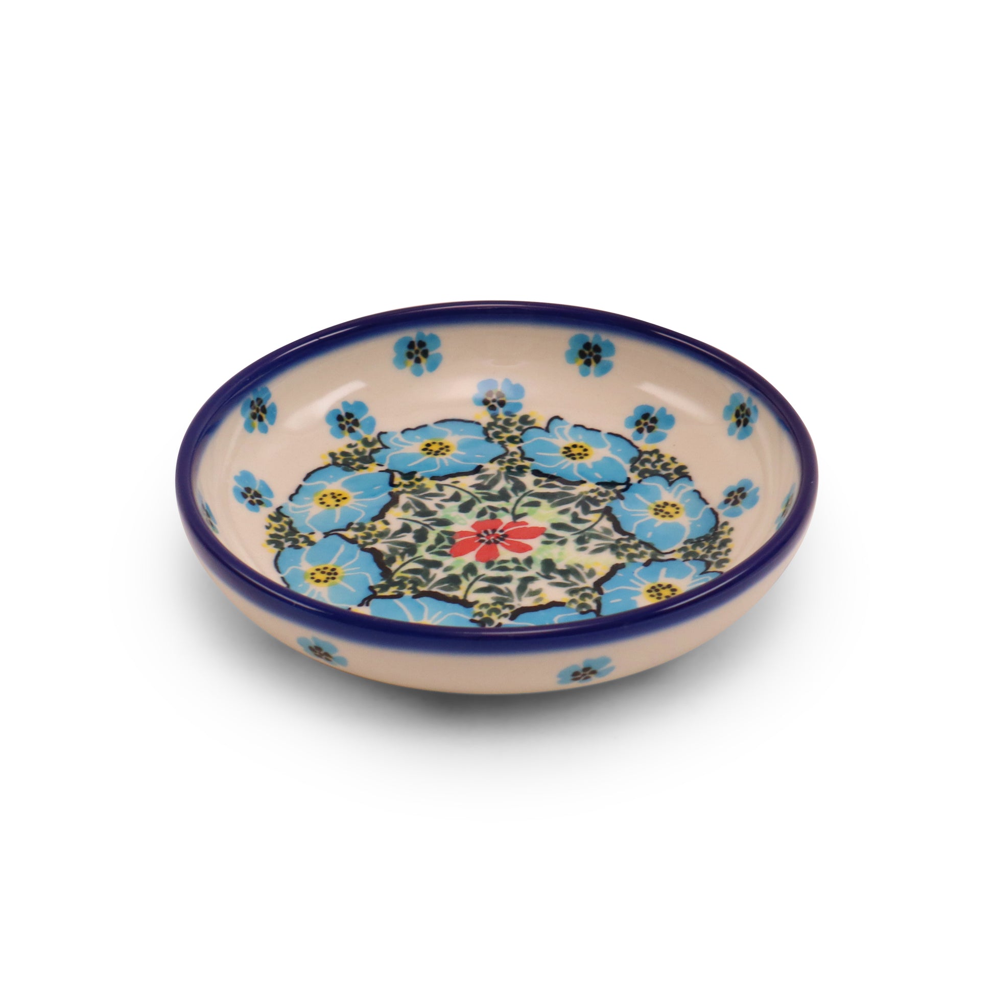 5"x1.5" Shallow Bowl.Pattern: Field of Flowers