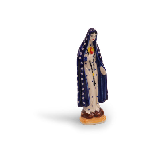 7"x2.5" St. Mary Figurine Pattern: Owl Eye