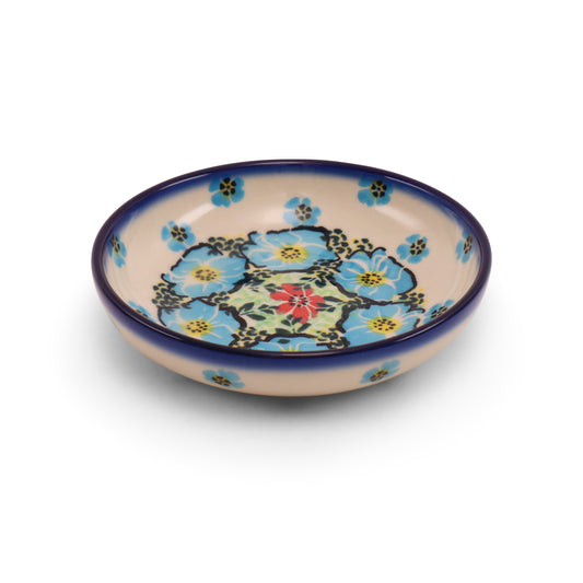 4.5"x1.5" Shallow Bowl.Pattern: Field of Flowers