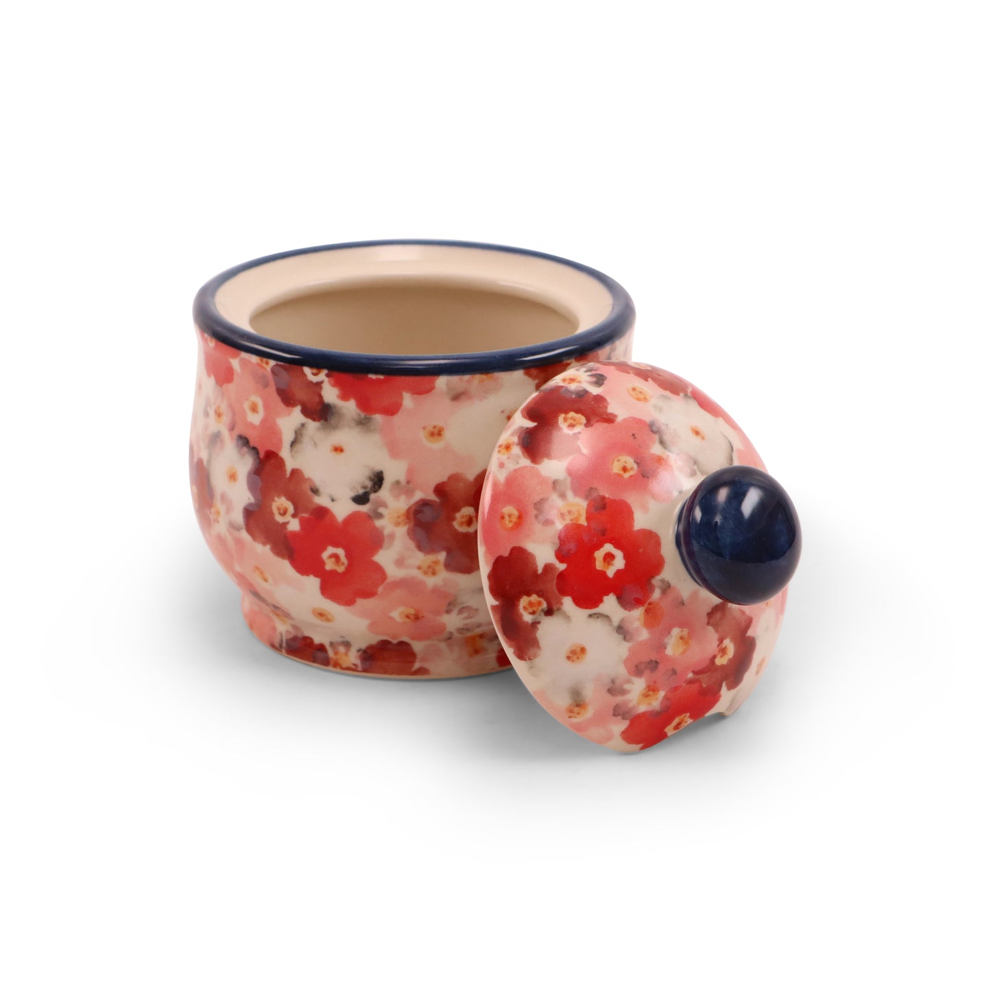8oz Sugar Bowl. Pattern: Feeling Mellow