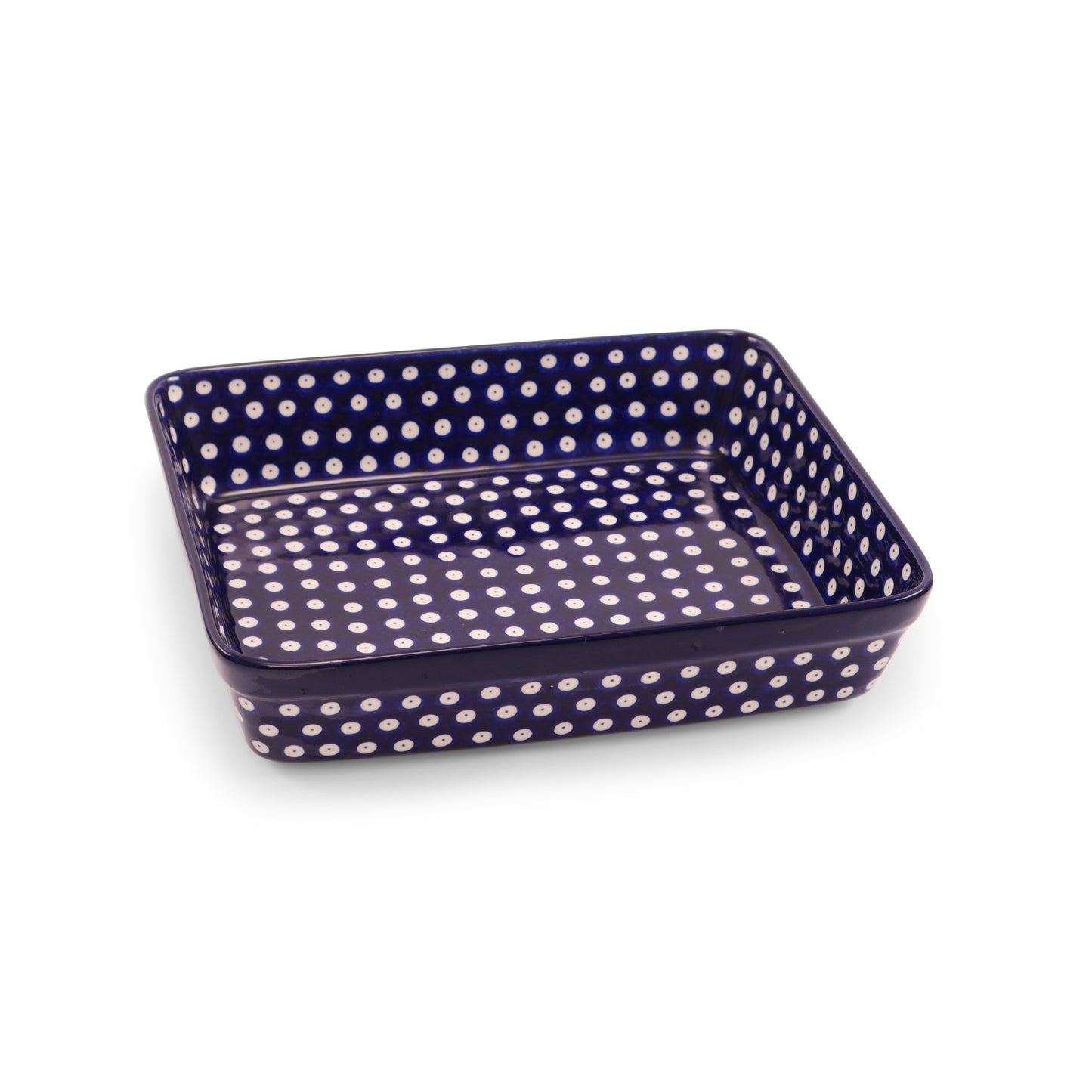 12.5x10.5"x3" Rectangular Baker .Pattern: Owl Eye