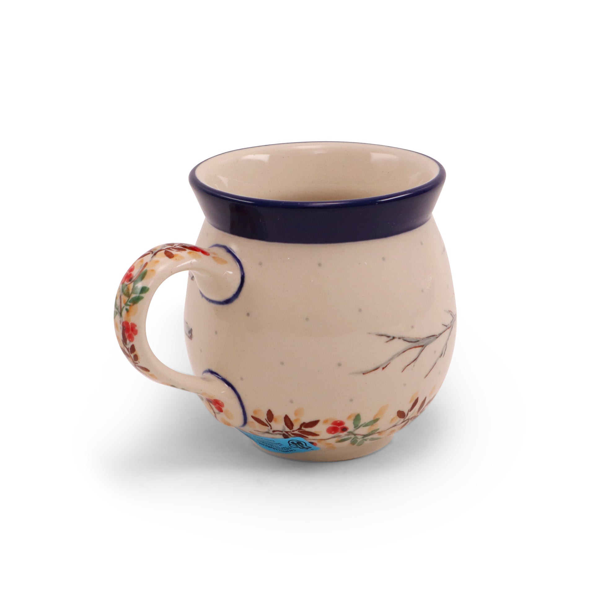 12oz Belly Mug.Pattern: Gil