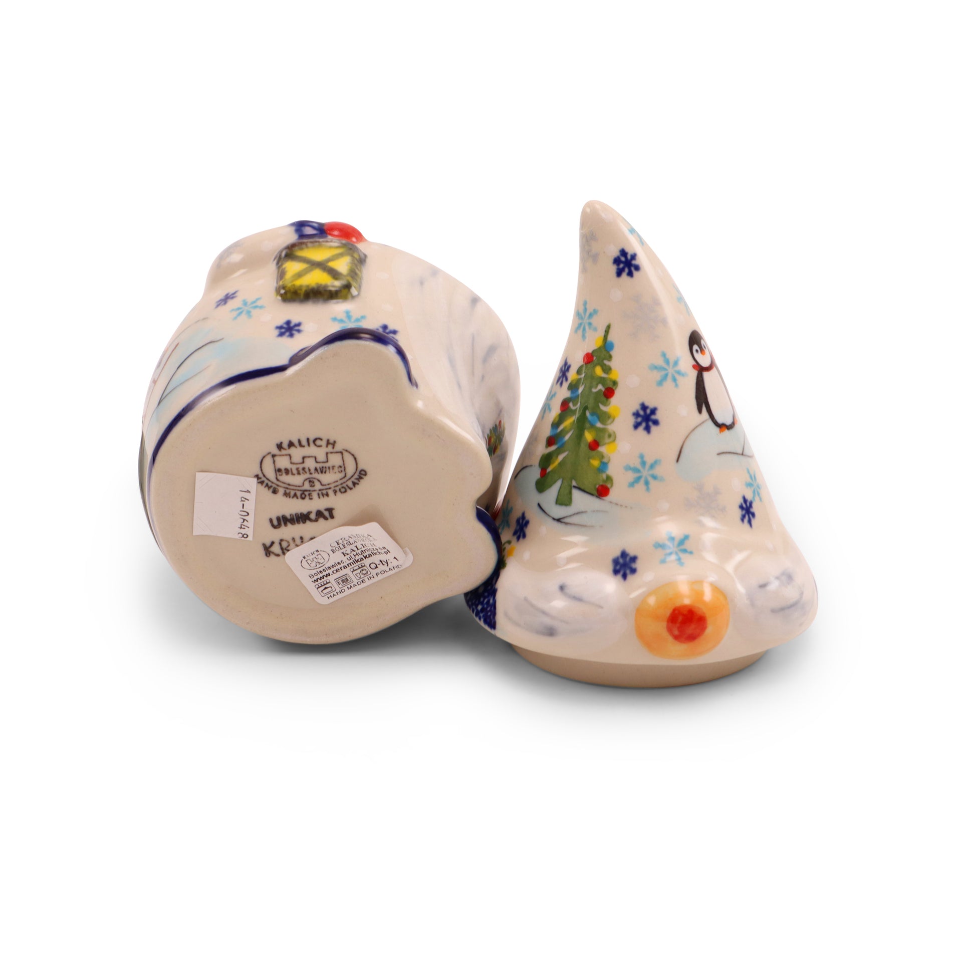 8.5"x6" Gnome Container. Pattern: Penguin Hill