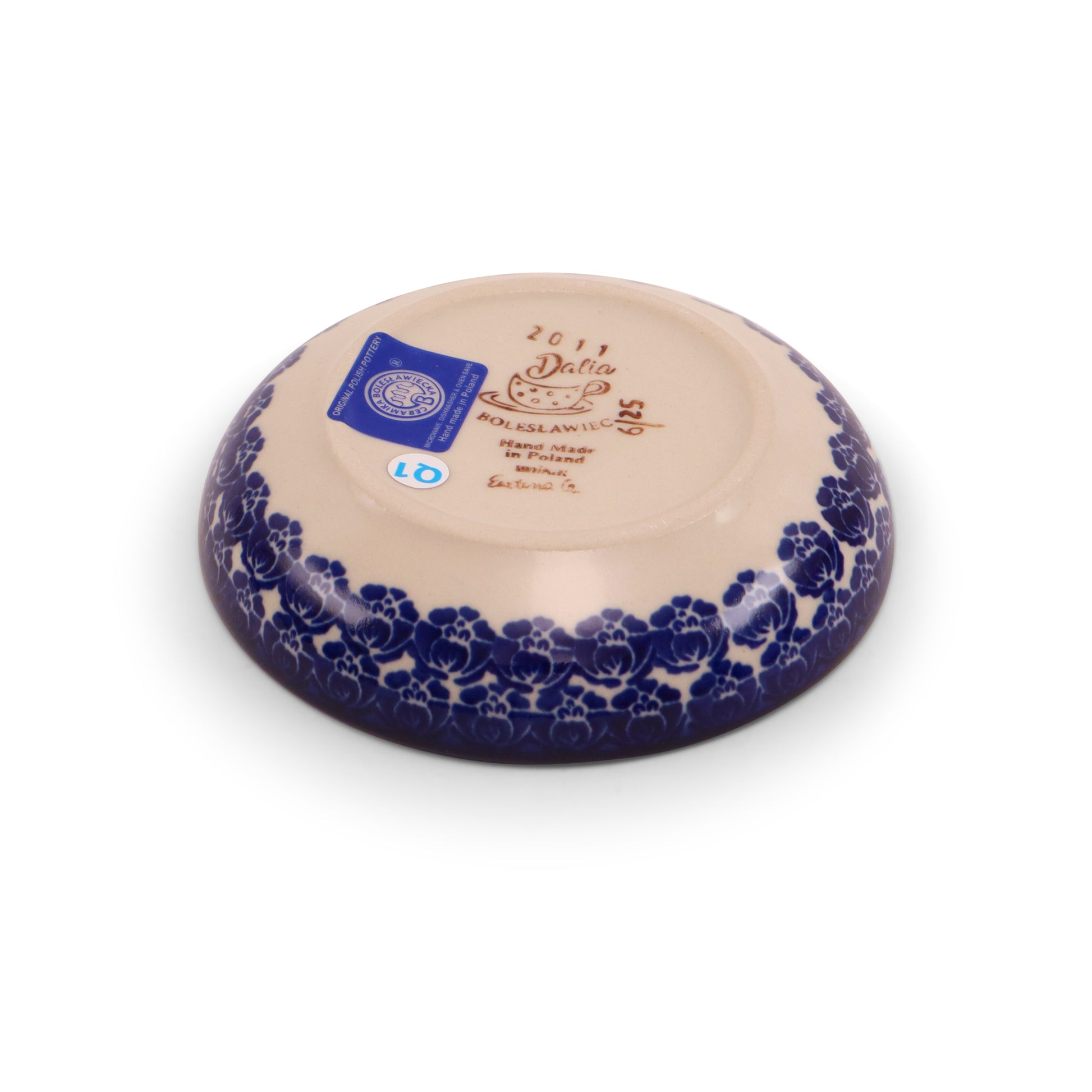 4.5"x1.5" Shallow Bowl.Pattern: Fireworks