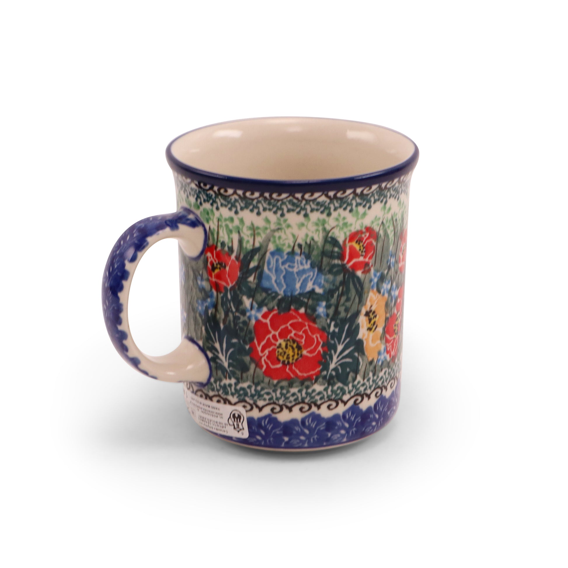 14oz Straight Mug.Pattern: Garden of Wonder