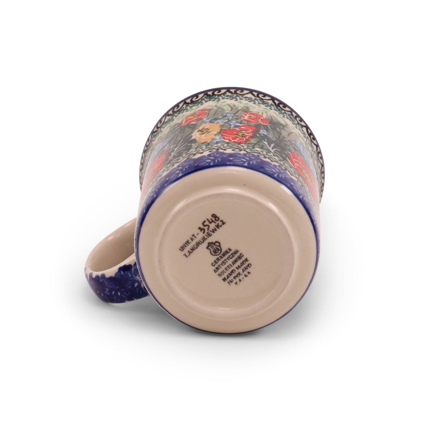 14oz Straight Mug.Pattern: Garden of Wonder