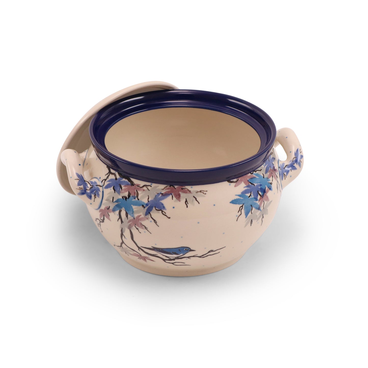 48oz Tureen with Lid 2Q .Pattern: Blue Maple