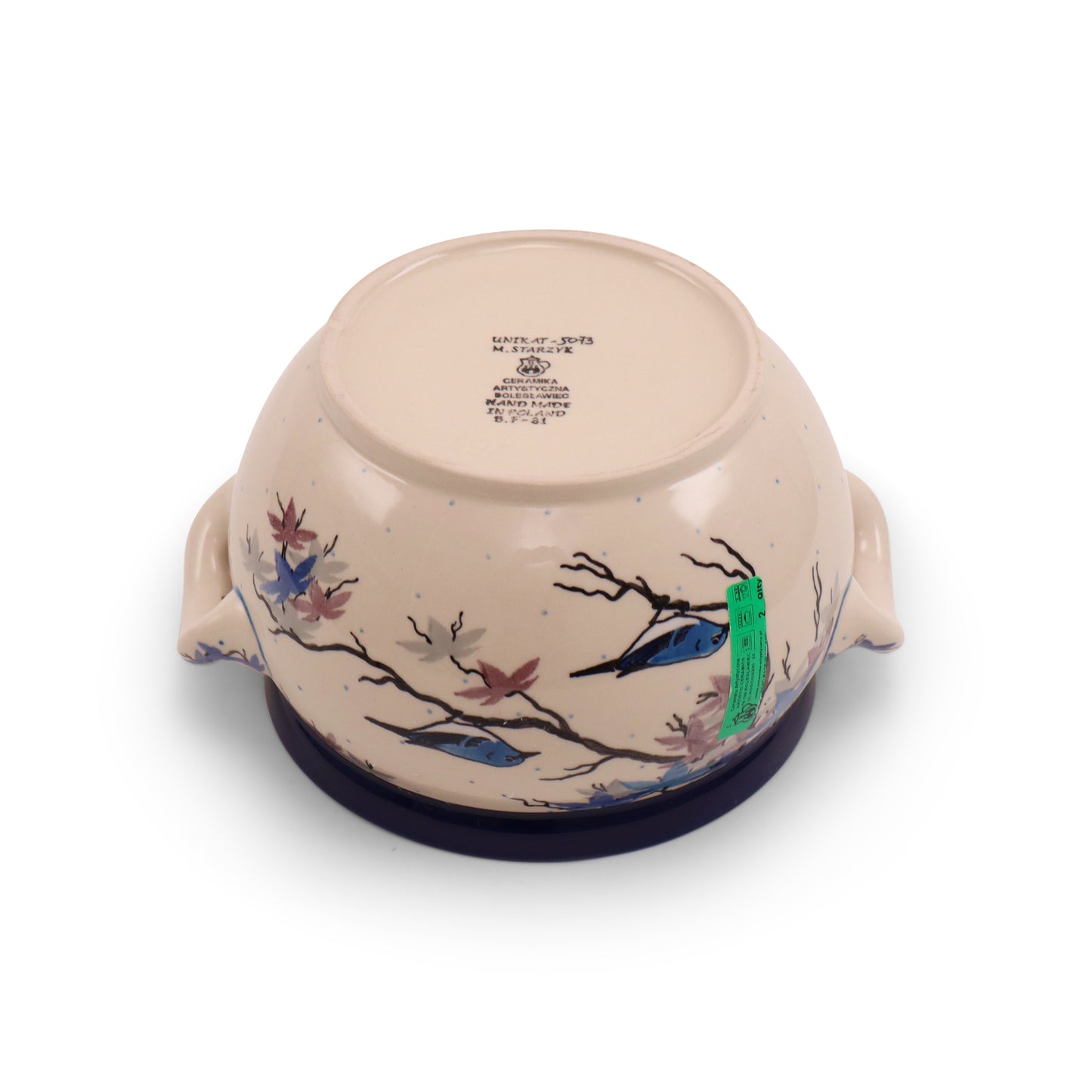 48oz Tureen with Lid 2Q .Pattern: Blue Maple
